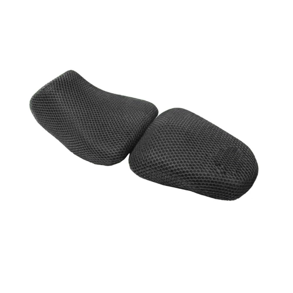 Sitzbezug für Motorräder Motorrad Atmungsaktive Sitzkissen Abdeckung Schutzfolie 3D Sonnenschutz Mesh Pad Schutz Für QJMOTO QJ SRT750 500 SRT 750 von ESyem