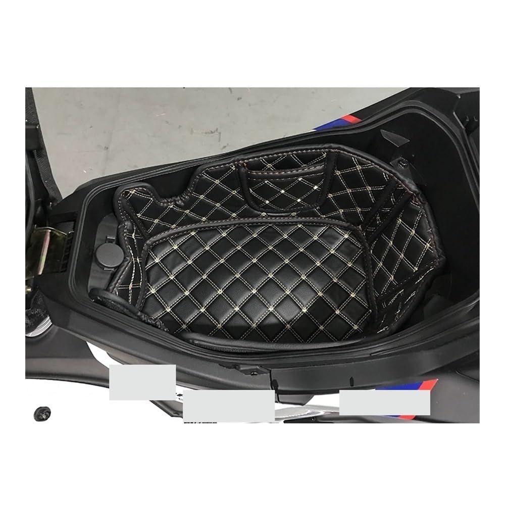 Sitzbezug für Motorräder Motorrad Nylon Kofferraum Liner Innen Pad Kissen Gepäck Matte Für Peugeot Django QP150T-C Django 150 Sf3 SF4 2019-2022 von ESyem