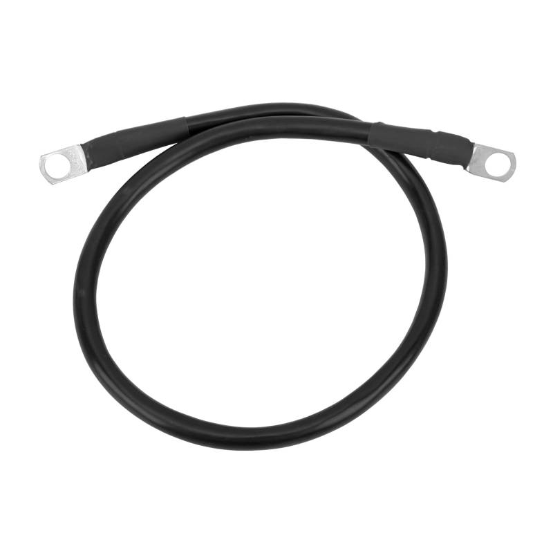 23,6-Zoll-Erdungskabel 4 AWG 25 mm² 150 A Hochfester Erdungskabel-Batterie-Wechselrichter-Sicherheitsgerätehalter (B (schwarz)) von ETAINGYEUN