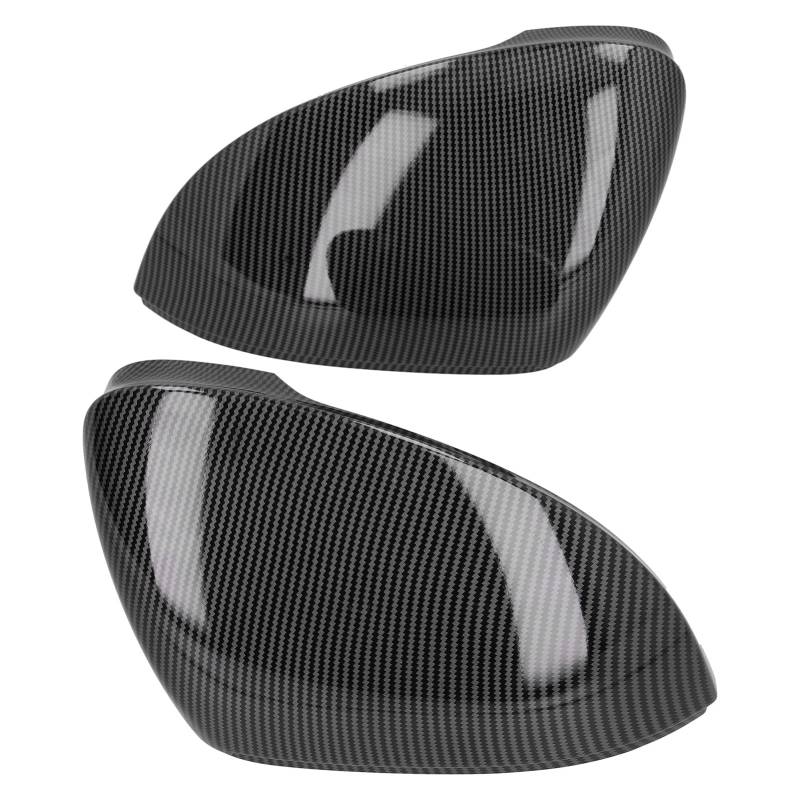 2PCS Seitenspiegelabdeckung Carbon Look Ersatz MK8 Standard 2021 (With lane change assist) von ETAINGYEUN