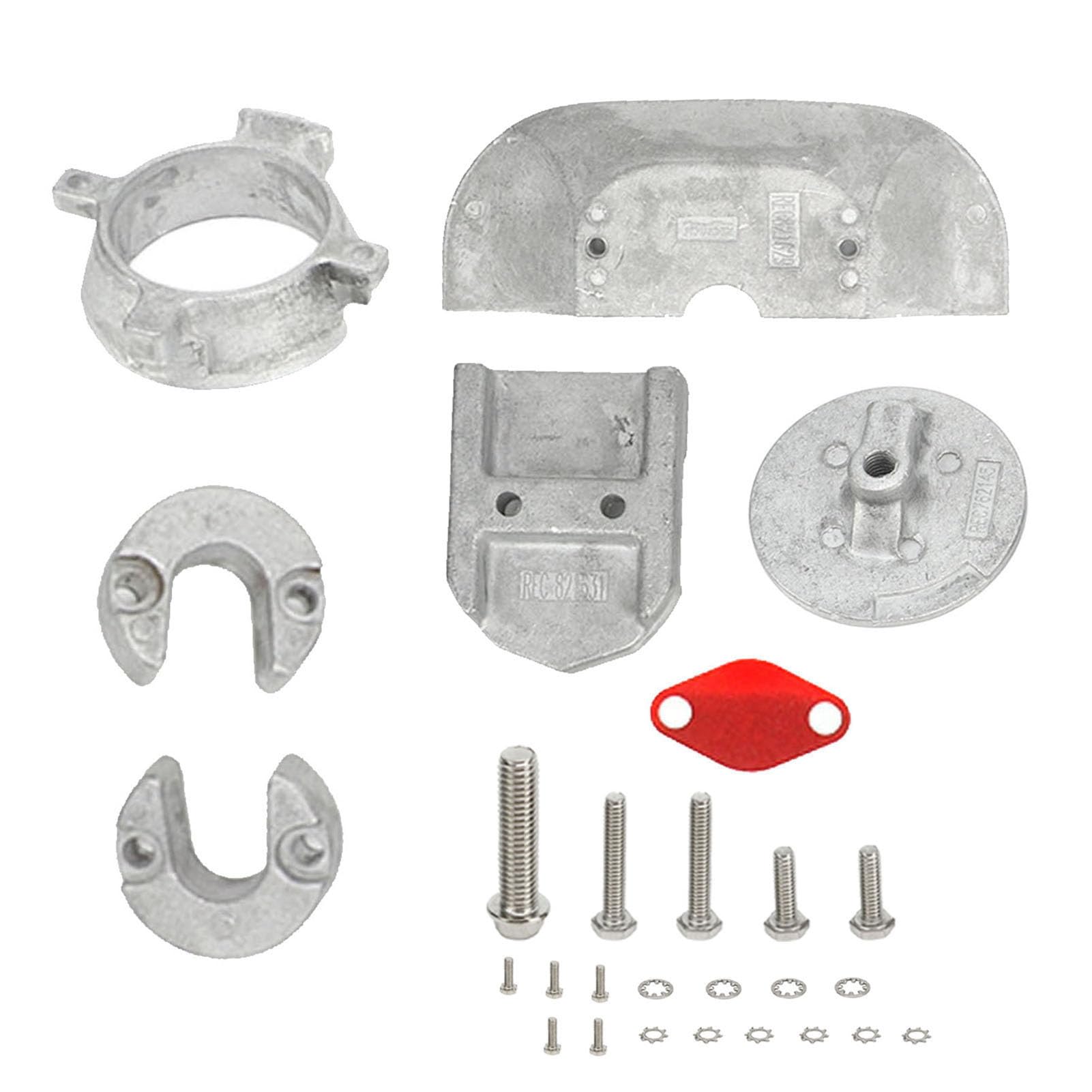 Aluminium-Anoden-Kit, hochfest, rostfrei, für Mercruiser-Z-Antriebe der 1. Generation und 2 von ETAINGYEUN