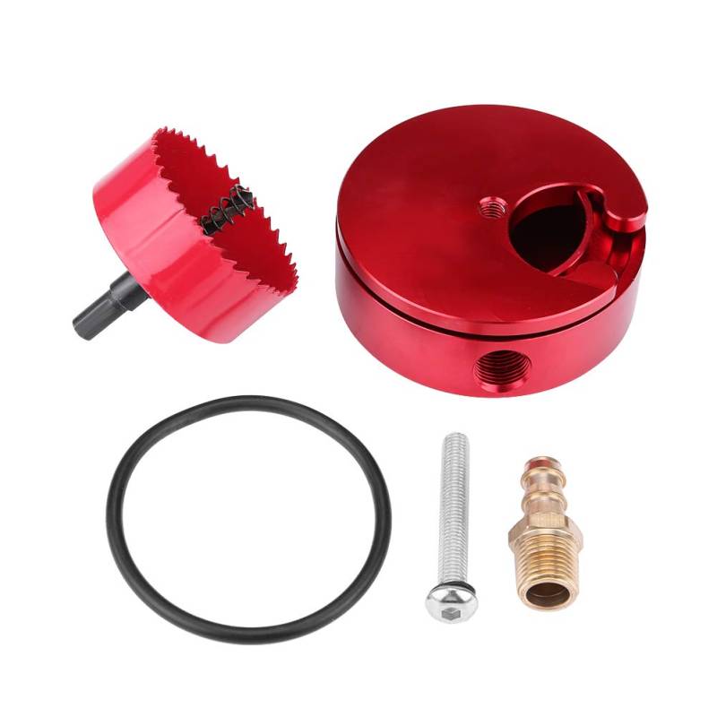 Aluminium-Kraftstofftank-Sumpf-Kit für Cummins Duramax PowerStroke (Red) von ETAINGYEUN