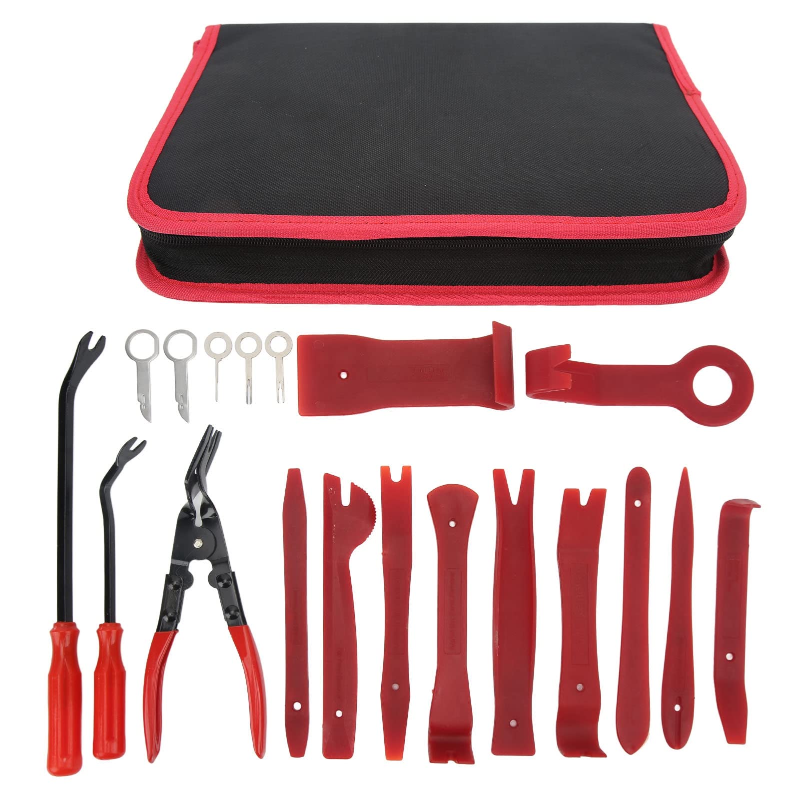 Auto Trim Removal Tool Clip Zange Verschluss Entferner Auto Tür Panel Hebeln Werkzeug Kit für Auto Reparatur Multi Funktional: 19 stücke: Praktische Lagerung Tasche: von ETAINGYEUN