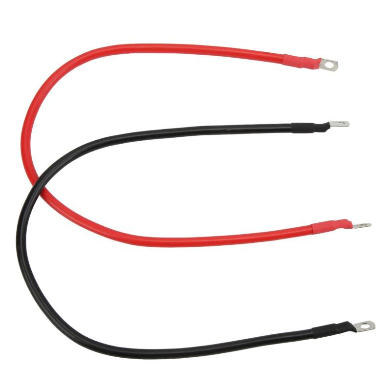 Batterie-Wechselrichter-Kabel, 2 Stück, rot, schwarz, 8 AWG Gauge, flexibles PVC, verhindert Wasser für Auto, Boot, Solarenergie von ETAINGYEUN