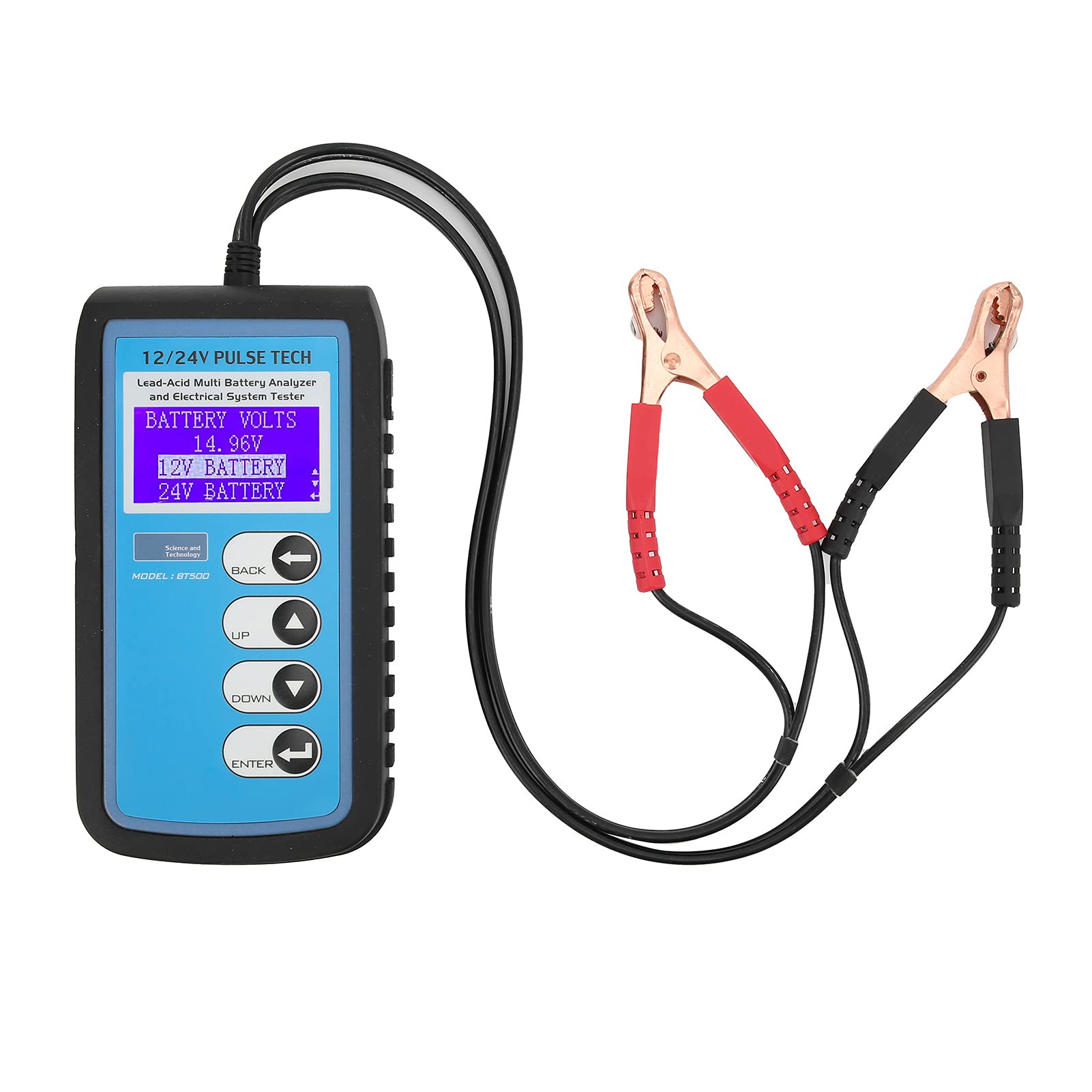 Batterietester Bt500 Effizienter Anlass- und Ladesystemanalysator 12 V/24 V Autos LCD- und LED-Bildschirm tragbar und von ETAINGYEUN