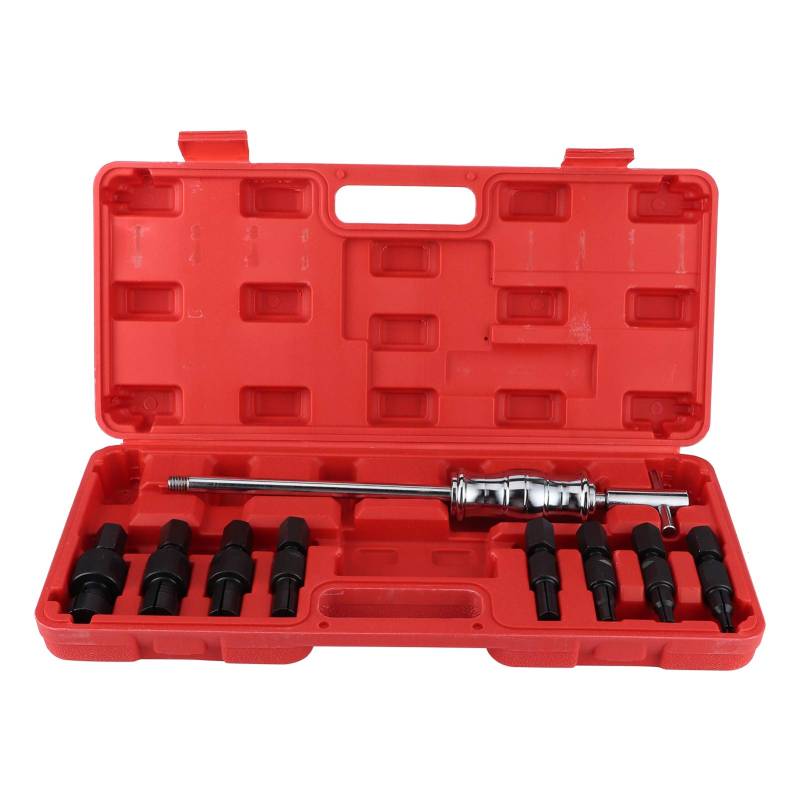 Blindloch-Innenlager-Abzieher-Entferner-Set, Gleithammer, 9-teiliges internes Werkzeug-Set, 8 32 mm, für Autoreparatur von ETAINGYEUN