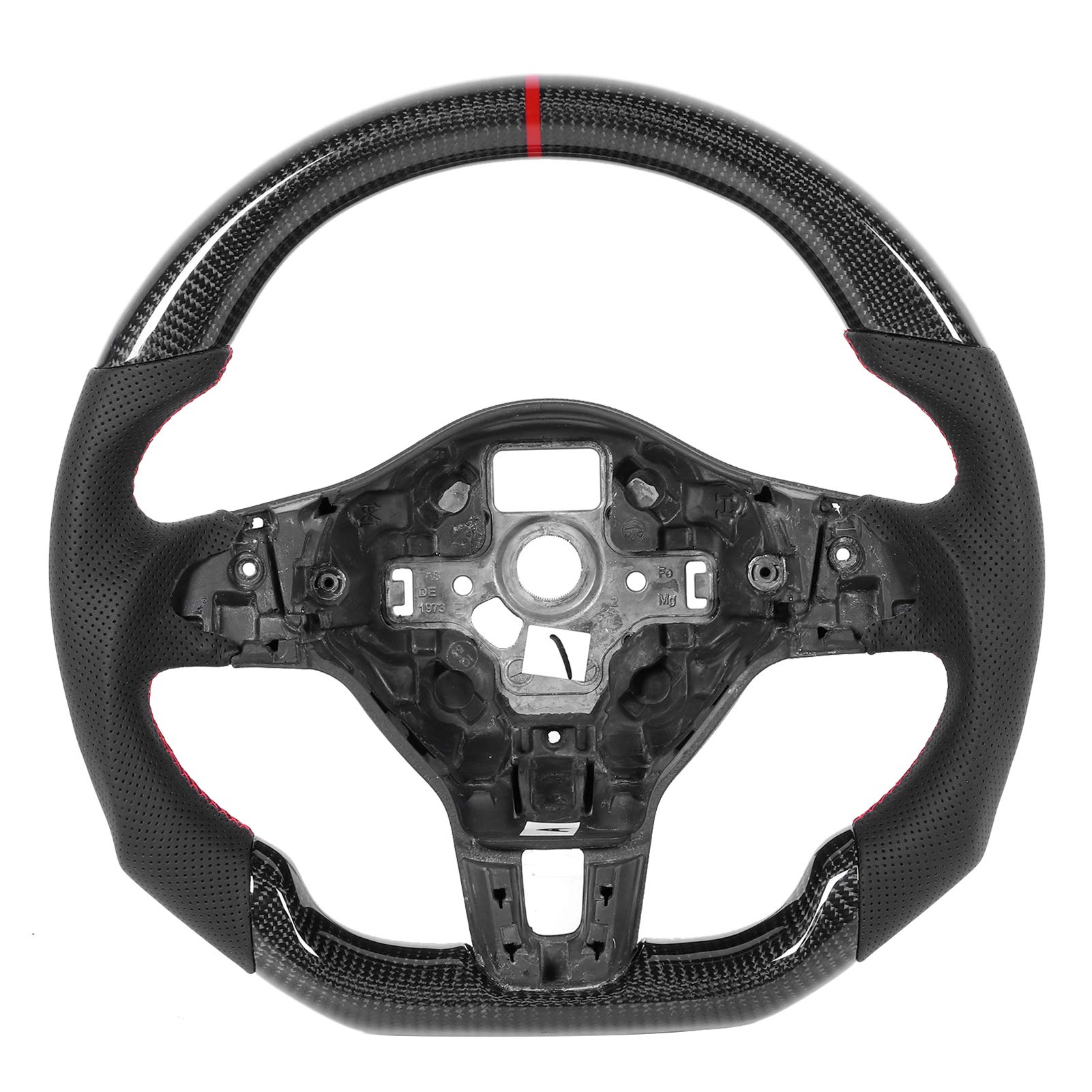 Carbonfaser-Lenkrad aus Nappaleder mit perforiertem Design für Racing Gtd/gli-Modelle von ETAINGYEUN