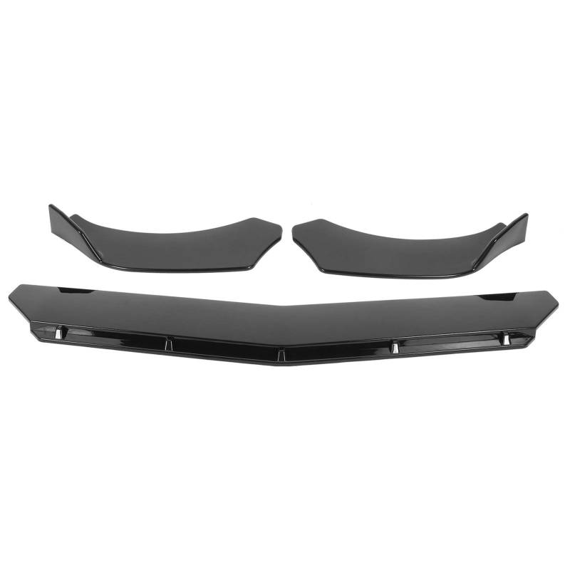 Frontstoßstange Lippe Spoiler Körper Diffusor Universal glänzend schwarz für Auto von ETAINGYEUN