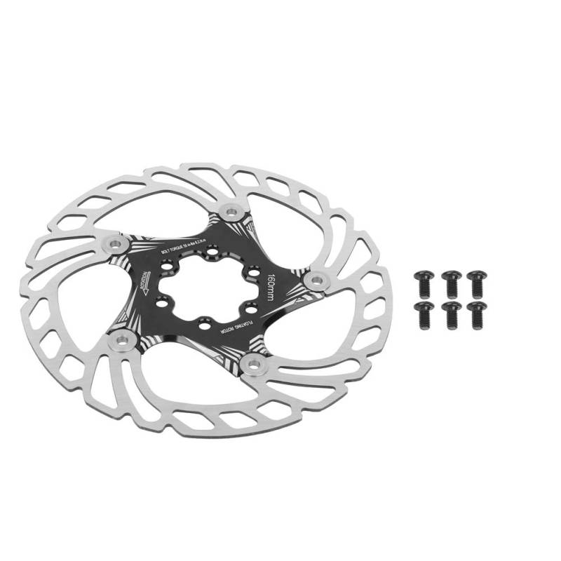 Metal Mountain Bike Bike 160 mm Fünf Nagelscheibenbremsbrems -Blockplatten Leicht robust zum Radfahren (Schwarz) von ETAINGYEUN