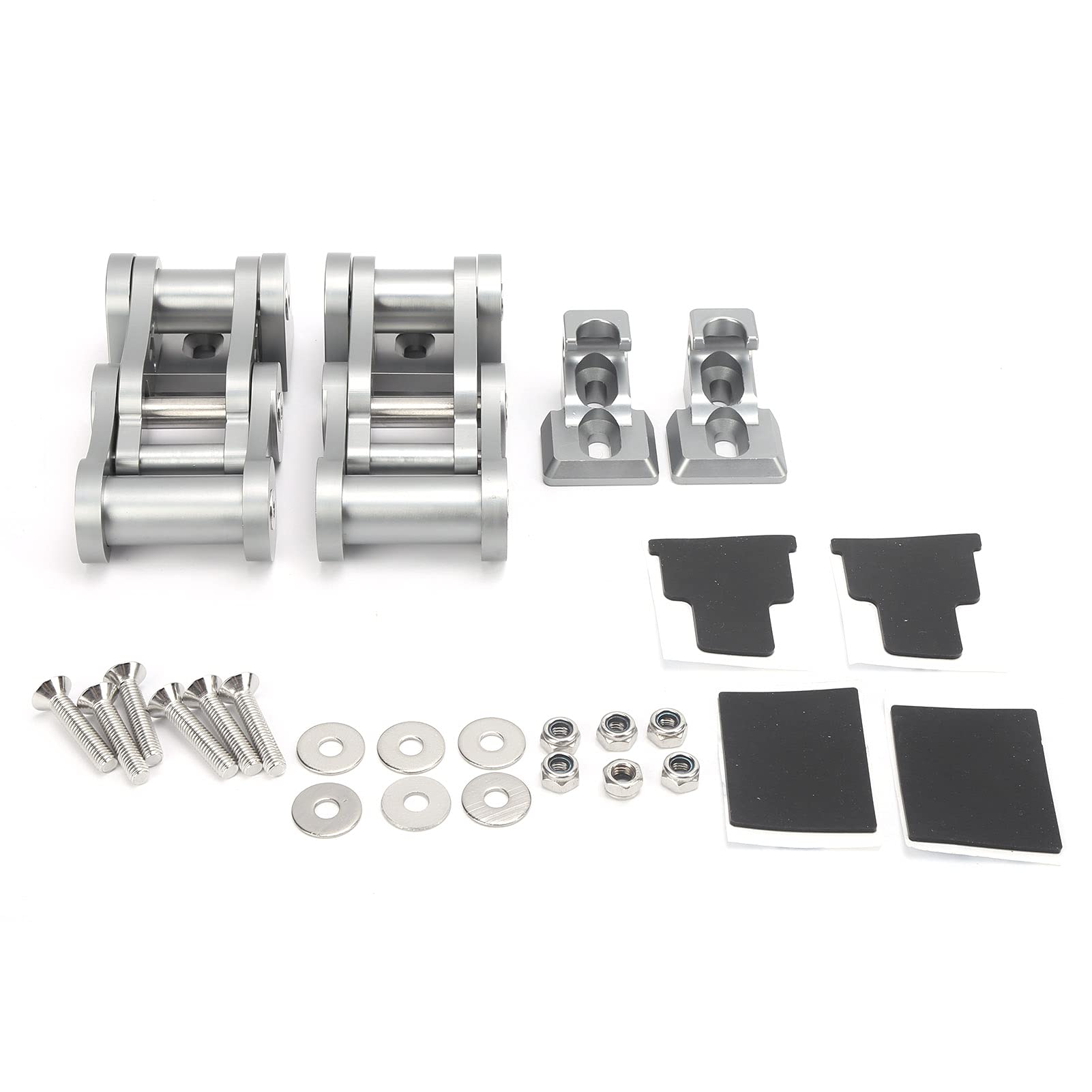 Motorhaubenverriegelungen, Motorhaubenverriegelung aus CNC-Aluminiumlegierung, passend für stilvollen, aggressiven Look JK JKU 2007–2018 (Sie färben) von ETAINGYEUN