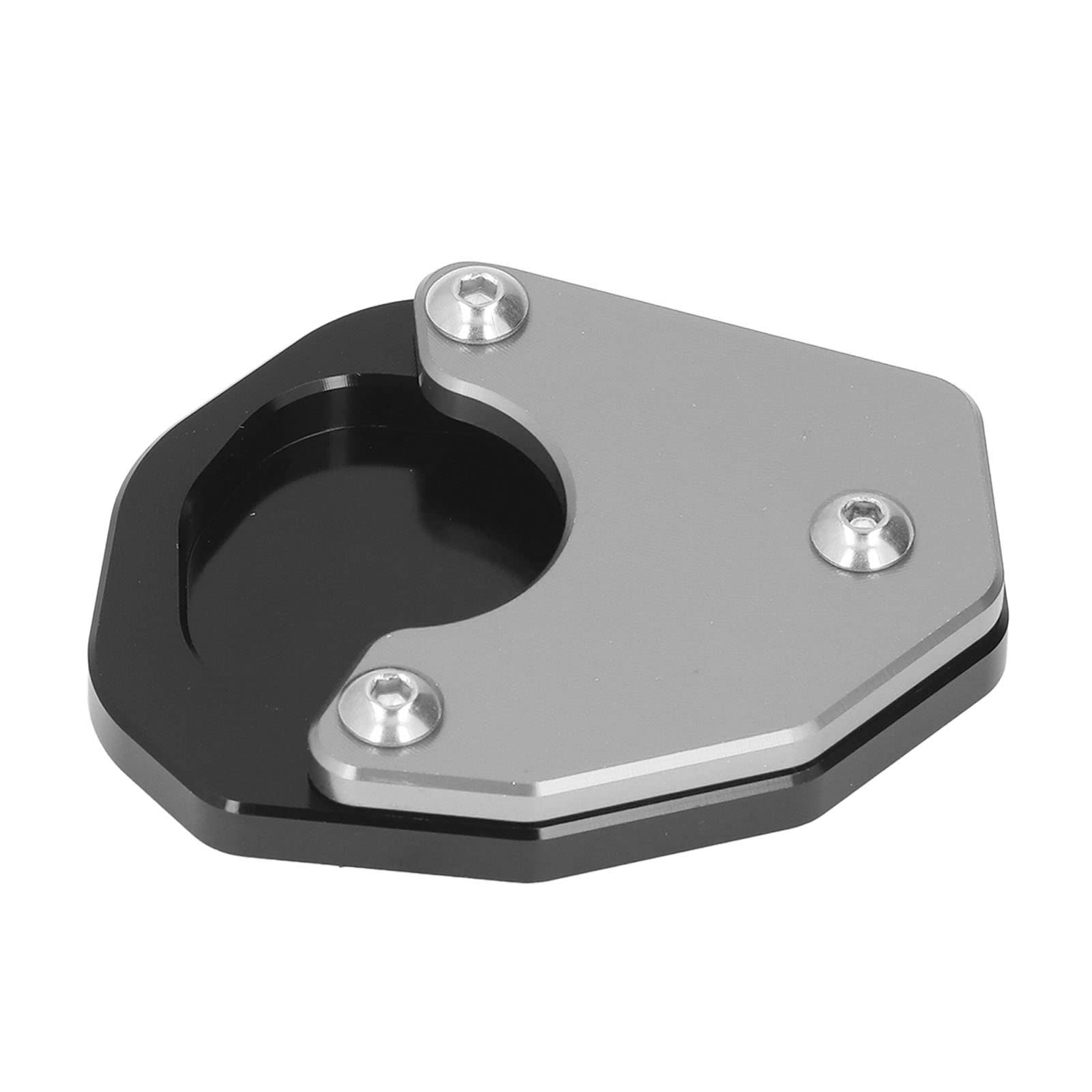 Motorrad Kickstand Pad Parkplatz Stand Platte Verlängerung CNC Aluminium Legierung Für 660 2021-2022 (Grau) von ETAINGYEUN