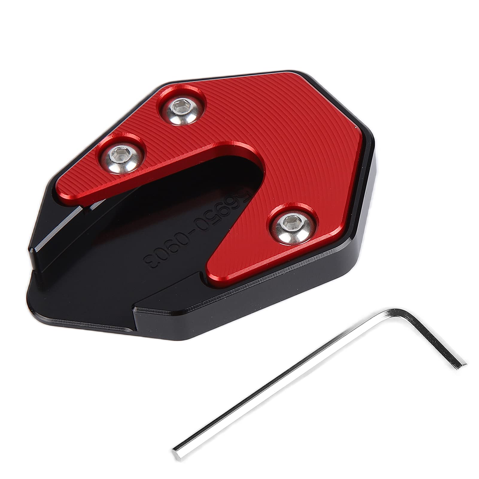 Motorrad Kickstand Verlängerungsplatte Extender Pad für Forza300 Forza250 Mf08 2018 2020 (Rot) von ETAINGYEUN