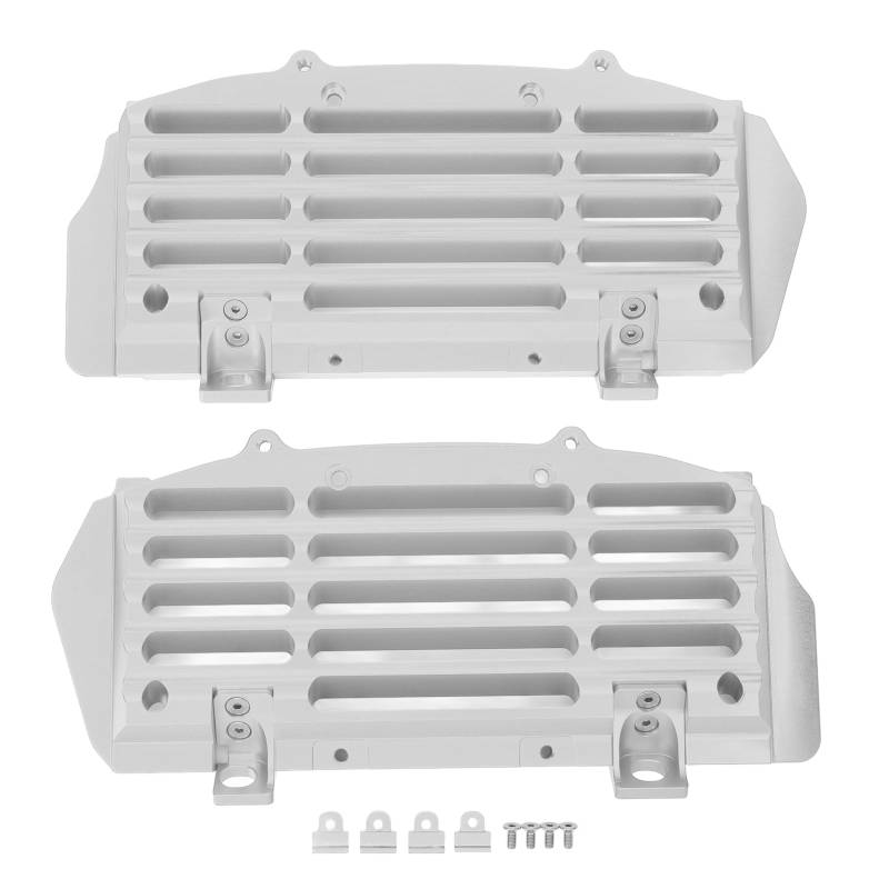Motorrad Kühler Schutz Abdeckung Schutz Überhitzung Beweis Für 125 150 Sx 250 Sx-f Tc125 Fc 250 (Silber) von ETAINGYEUN