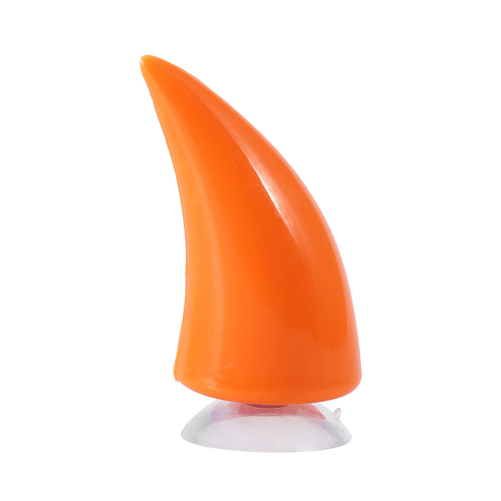 Motorradhelm Horn Teufel mit Sauger Dekoration Zubehör für Fahrer (Orange) von ETAINGYEUN