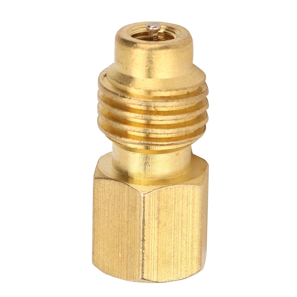 R134a 1/4sae Buchse auf 1/2acme Stecker Adapter Stecker Gute Messing Stabile Leistung Lange Lebensdauer Us Eu Kühlgeräte von ETAINGYEUN