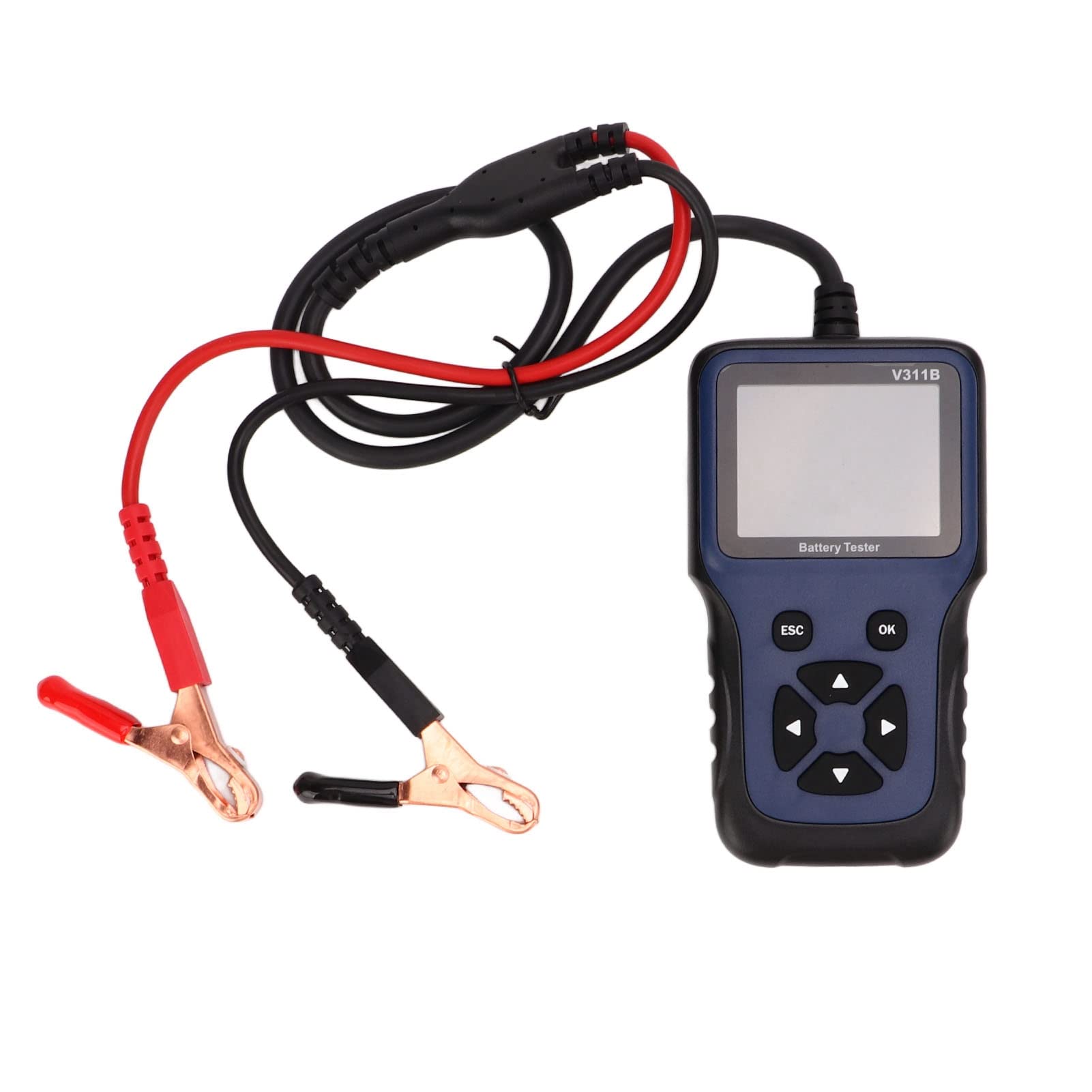 V311b 12 V Autobatterietester, multifunktionales Diagnosegerät zum einfachen Testen von Autobatterien, geeignet für verschiedene Fahrzeuge und Batterien, Blau von ETAINGYEUN