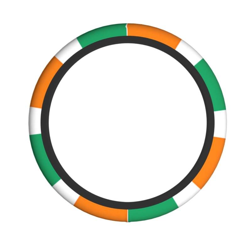 Modischer Lenkradbezug mit Flagge der Elfenbeinküste, Autozubehör, passend für die meisten Fahrzeuge von Autos bis hin zu LKWs von ETASUIOL