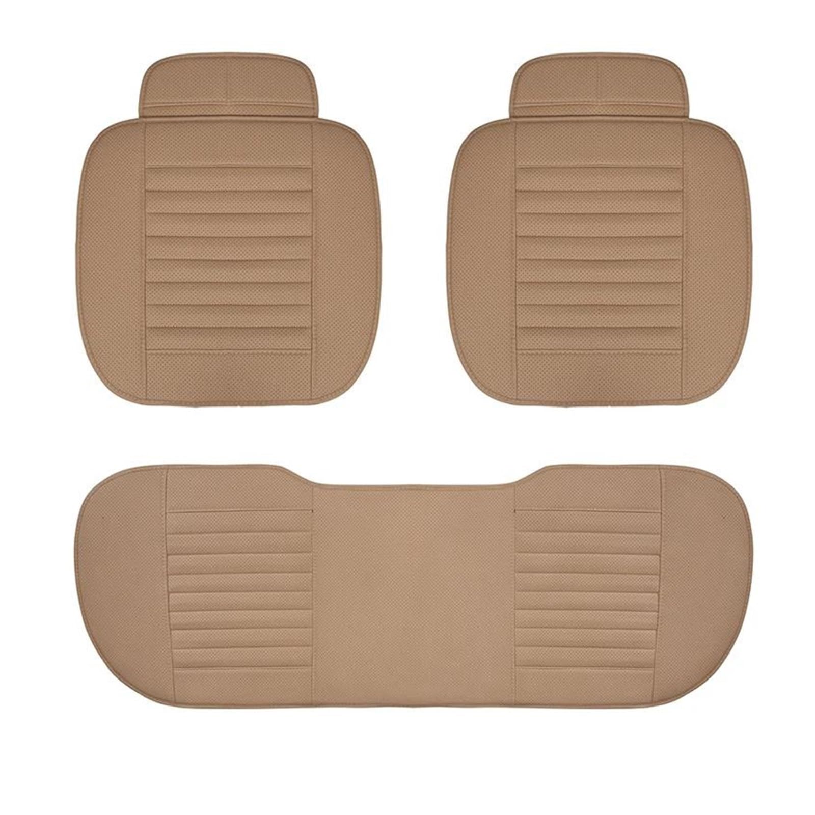 Auto-Sitzbezüge Für Peugeot 206 307sw 308 407 408 508sw 208 2008 3008 4008 5008 Für Rcz Custom Leder Kissen Auto Zubehör Auto-Schonbezüge(Beige 5 Seat) von ETEKGVYVA