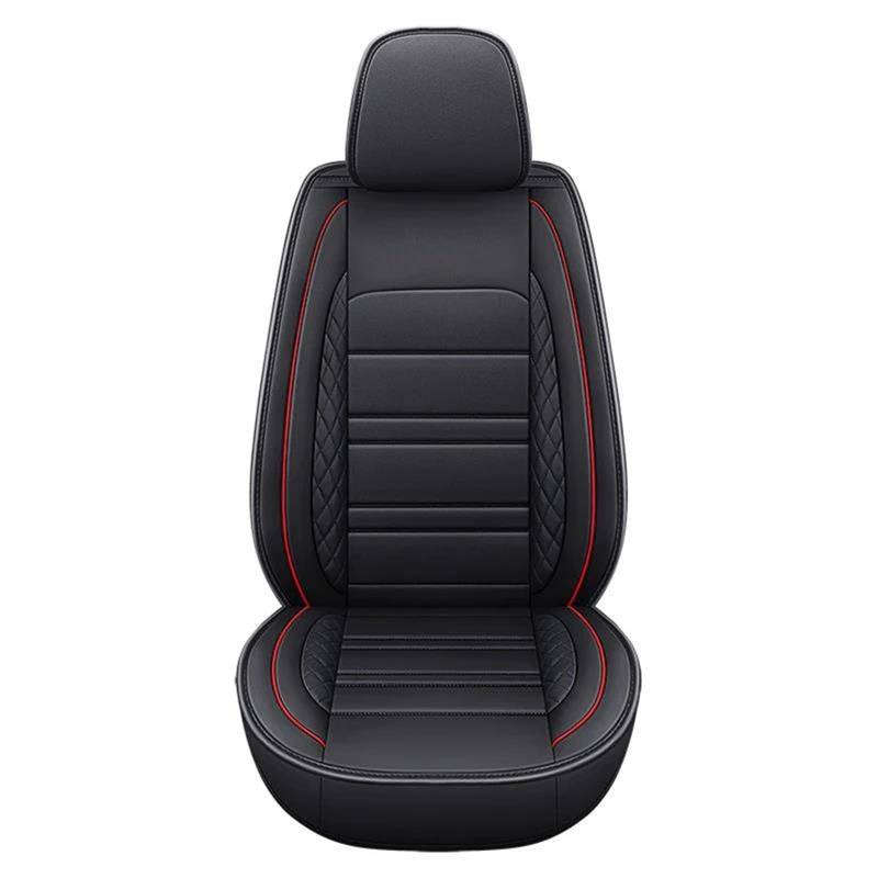 ETEKGVYVA Auto-Sitzbezüge Für Kia Für Ceed Für Stinger Für Sportage Für Stonic Für Seltos Für Proceed Für Soul Für Rio Individuelle Sitzbezug Auto-Schonbezüge(1set-Black Red) von ETEKGVYVA