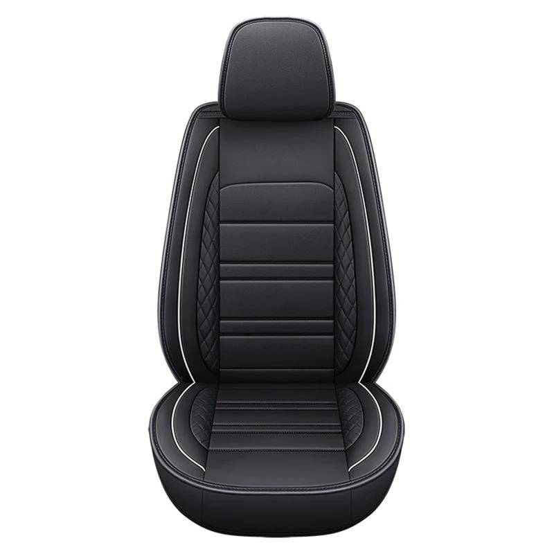 ETEKGVYVA Auto-Sitzbezüge Für Kia Für Ceed Für Stinger Für Sportage Für Stonic Für Seltos Für Proceed Für Soul Für Rio Individuelle Sitzbezug Auto-Schonbezüge(1set-Black White) von ETEKGVYVA