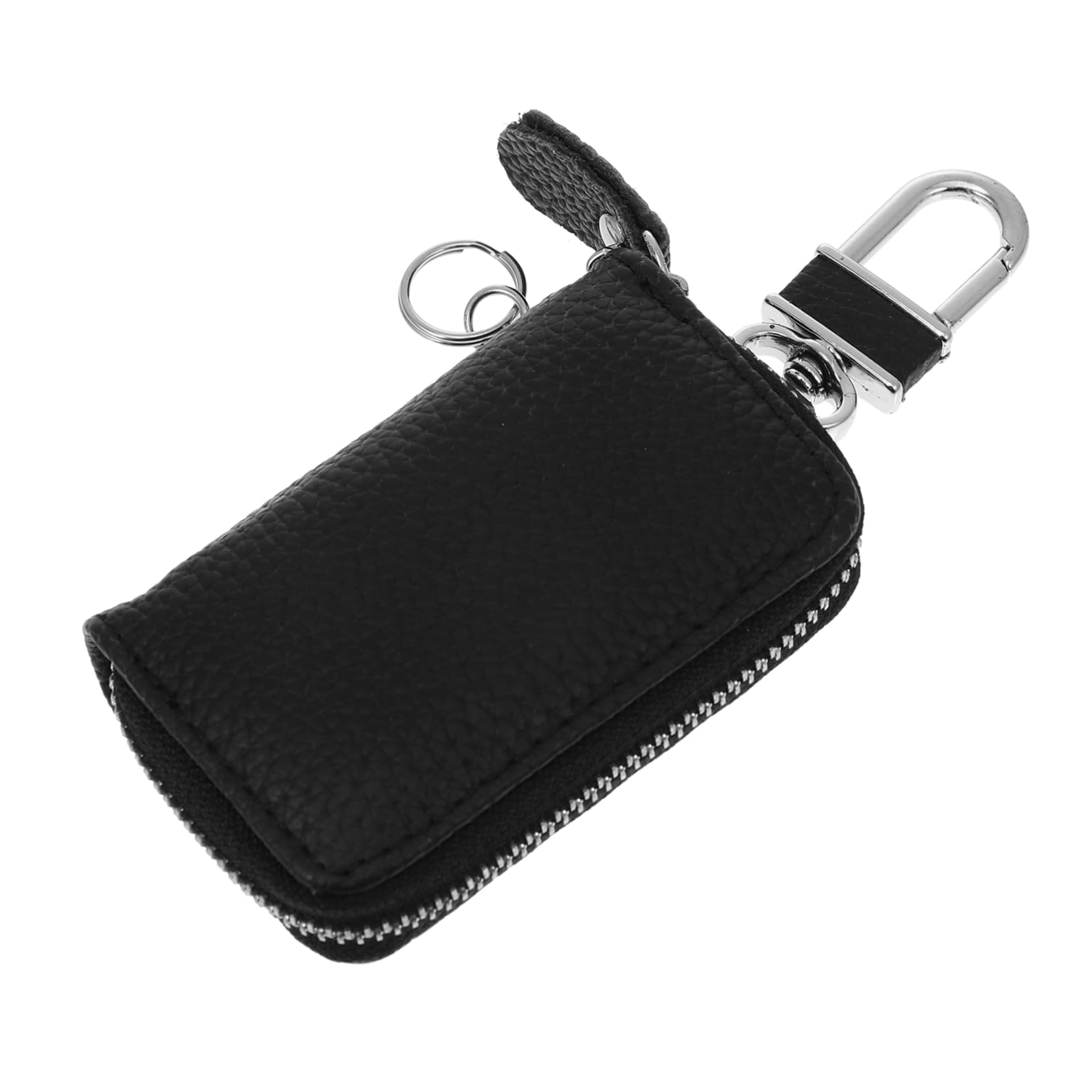 ETHZZLE 1 Stück Auto Key Case Tragbare Autoschlüssel Taille Tasche Echtes Leder Auto Schlüsselbeutel von ETHZZLE