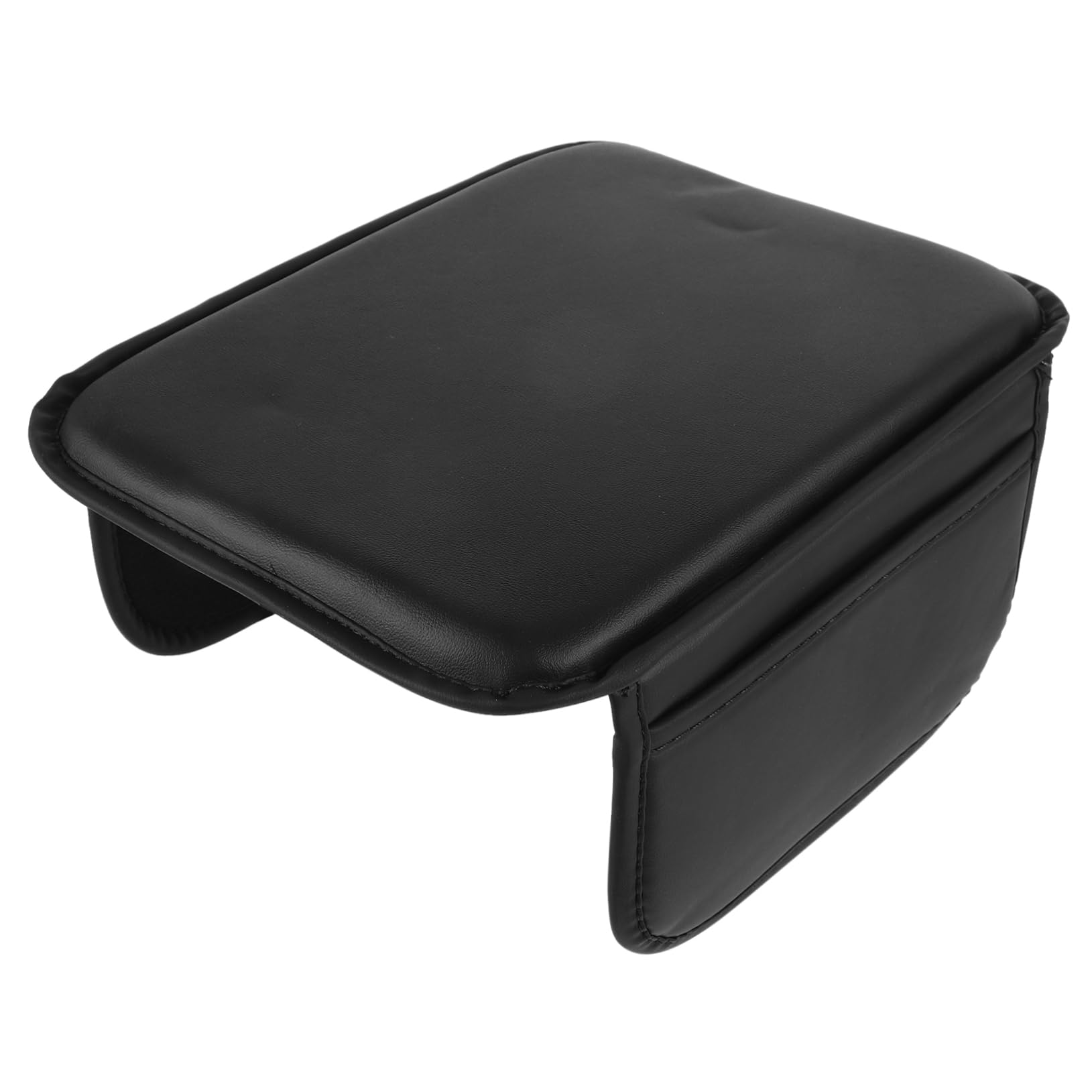 ETHZZLE Memory Foam Armlehnenpolster Für Autos Universelles Kissen Für Mittelkonsolen Ergonomische Unterstützung Für Ellbogen Schwarzes Design Ideal Für PKWs SUVs Und LKWs von ETHZZLE