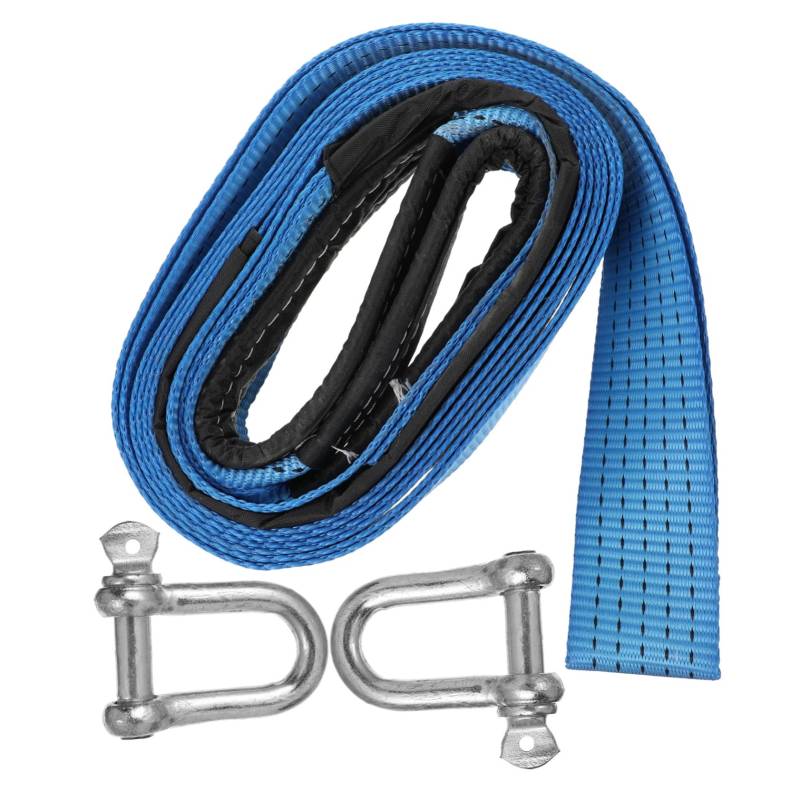 ETHZZLE Towing Strap Auto Abschleppseil 3 Meter 3 Tonnen Reflektierendes Notfallseil Schweres Zugseil Für Fahrzeuge Vielseitig Einsetzbar Und Farblich Gemischt von ETHZZLE