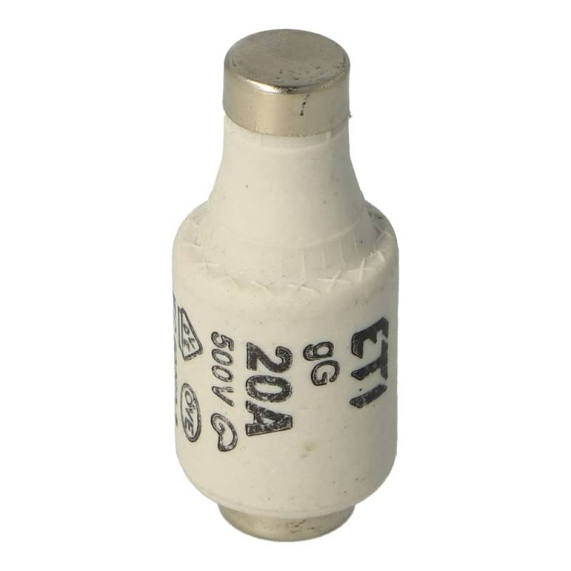 DII-20A | DII/20A/GL | ETI DII (E27) 20A GL BOTTLE FUSE 500V von ETI