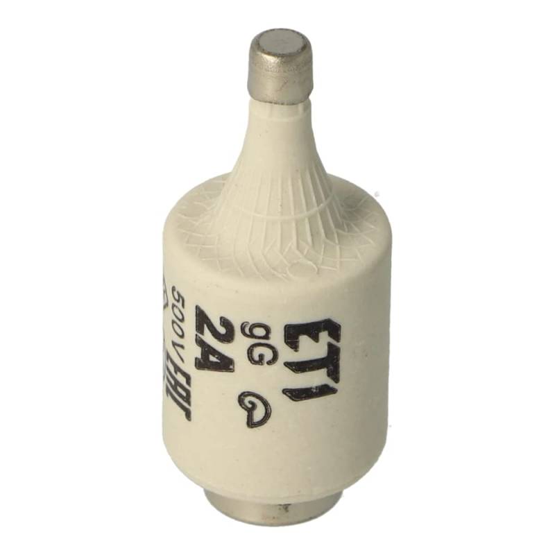 DII-2A | DII/2A/GL | ETI DII (E27) 2A GL BOTTLE FUSE 500V von ETI