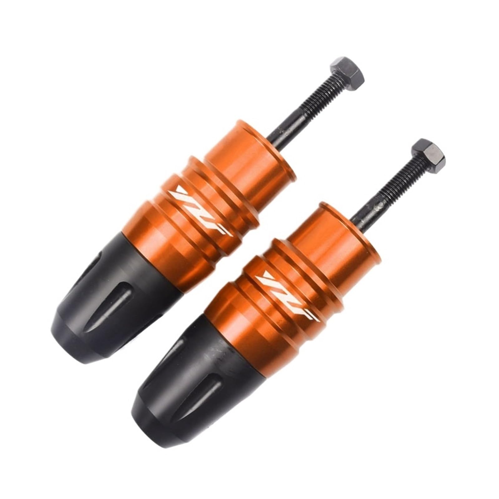 ETIGBG Motorrad Zubehör Fallende Schutz Auspuff Slider Crash Pads Für YA&MAHA YZF-R1 YZF-R6 YZF R1 R6 R3 R25 R15 YZFR1 YZFR6 Sturzprävention bei Motorrädern(1 Pair Orange) von ETIGBG