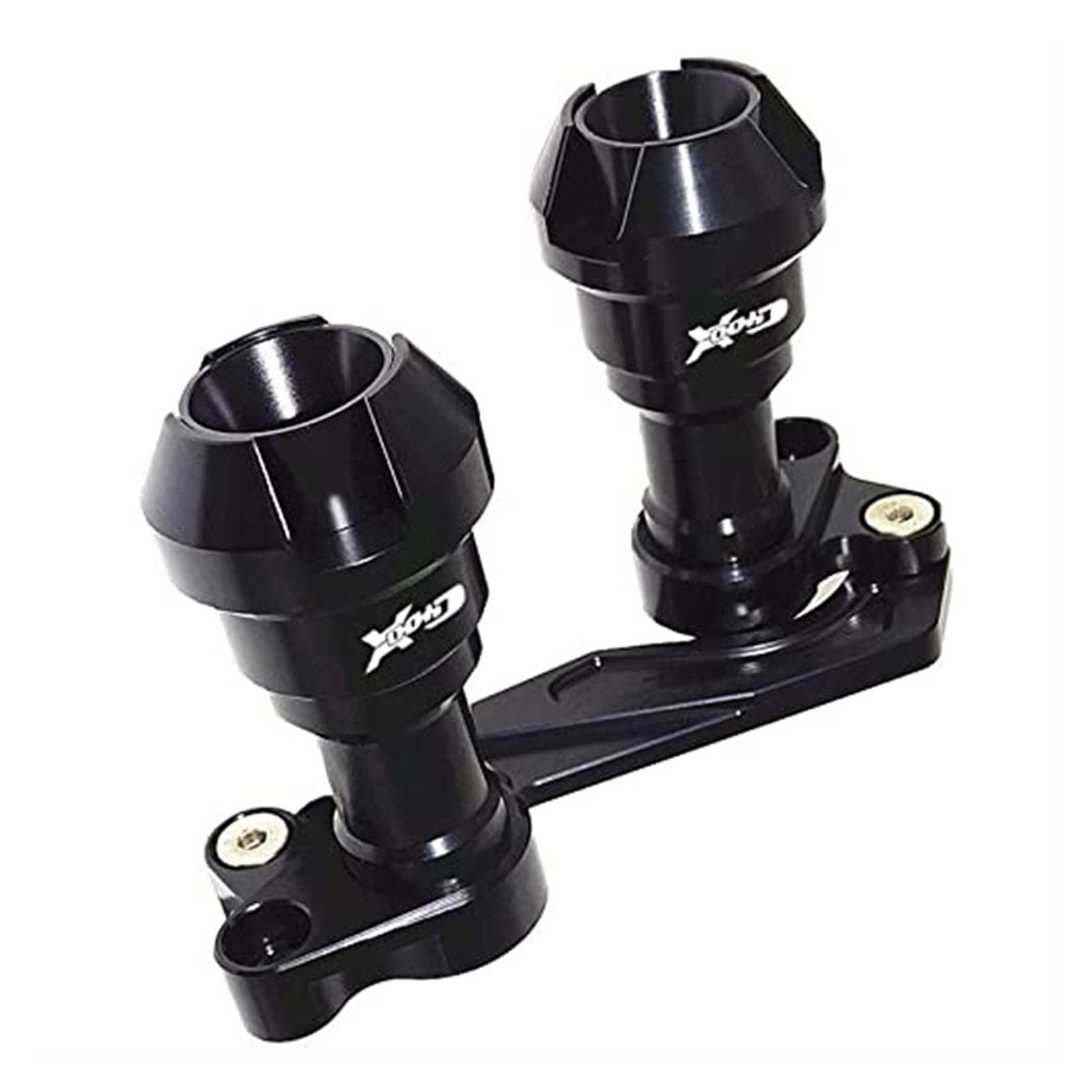 ETIGBG Sturzprävention bei Motorrädern Motorrad Anti-kollision Slider Schutz Schalldämpfer Rohr Rahmen Slider Absturz Schutz Zubehör Für C400X C400gt C400 GT X(Black) von ETIGBG