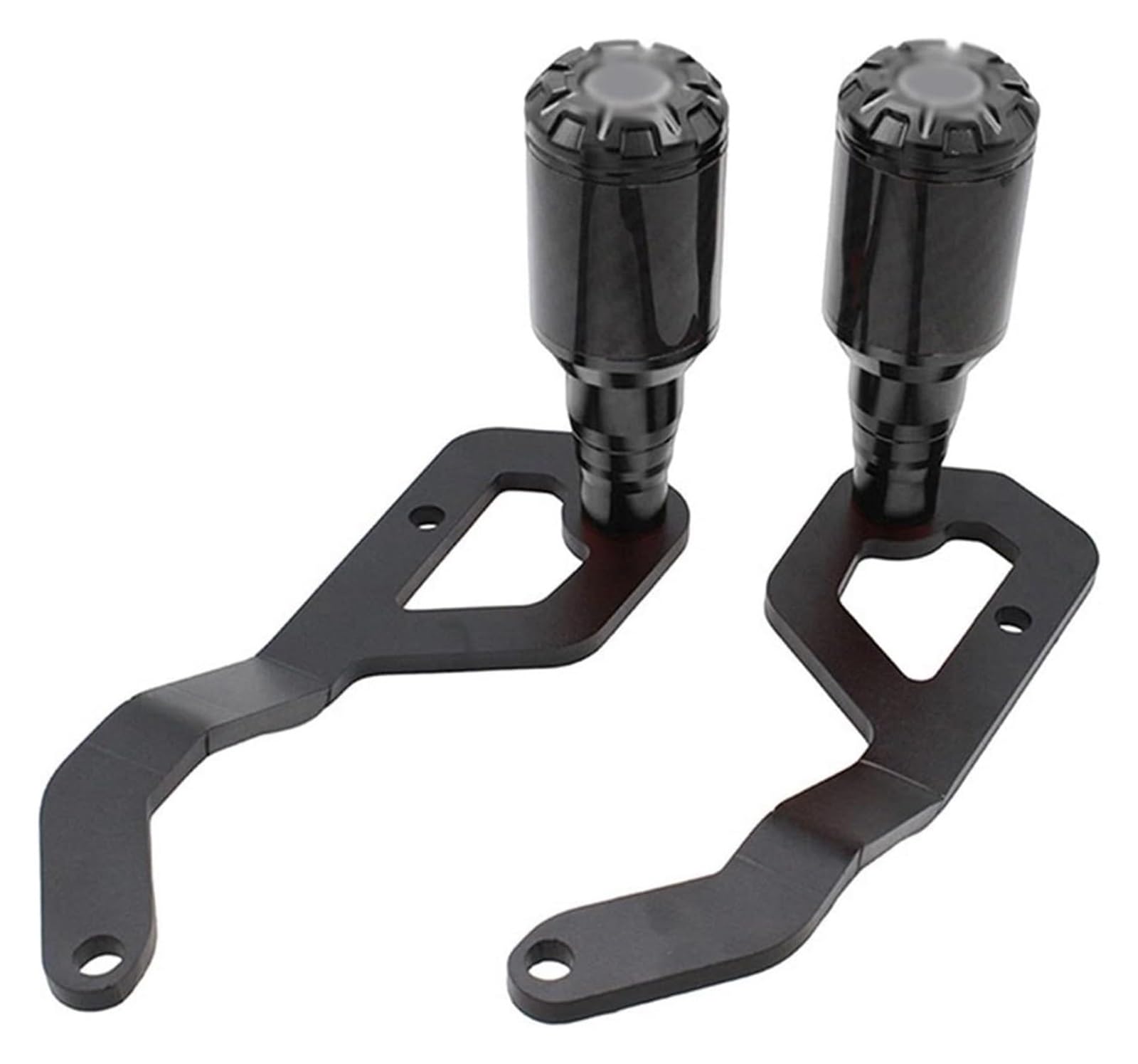 ETIGBG Sturzprävention bei Motorrädern Motorrad Für Aprilia RS660 2020-2022 2021 Carbon Faser Rahmen Anti Crash Slider Körper Schutz Fallende Schutz Rahmen Slider Pads(Black) von ETIGBG