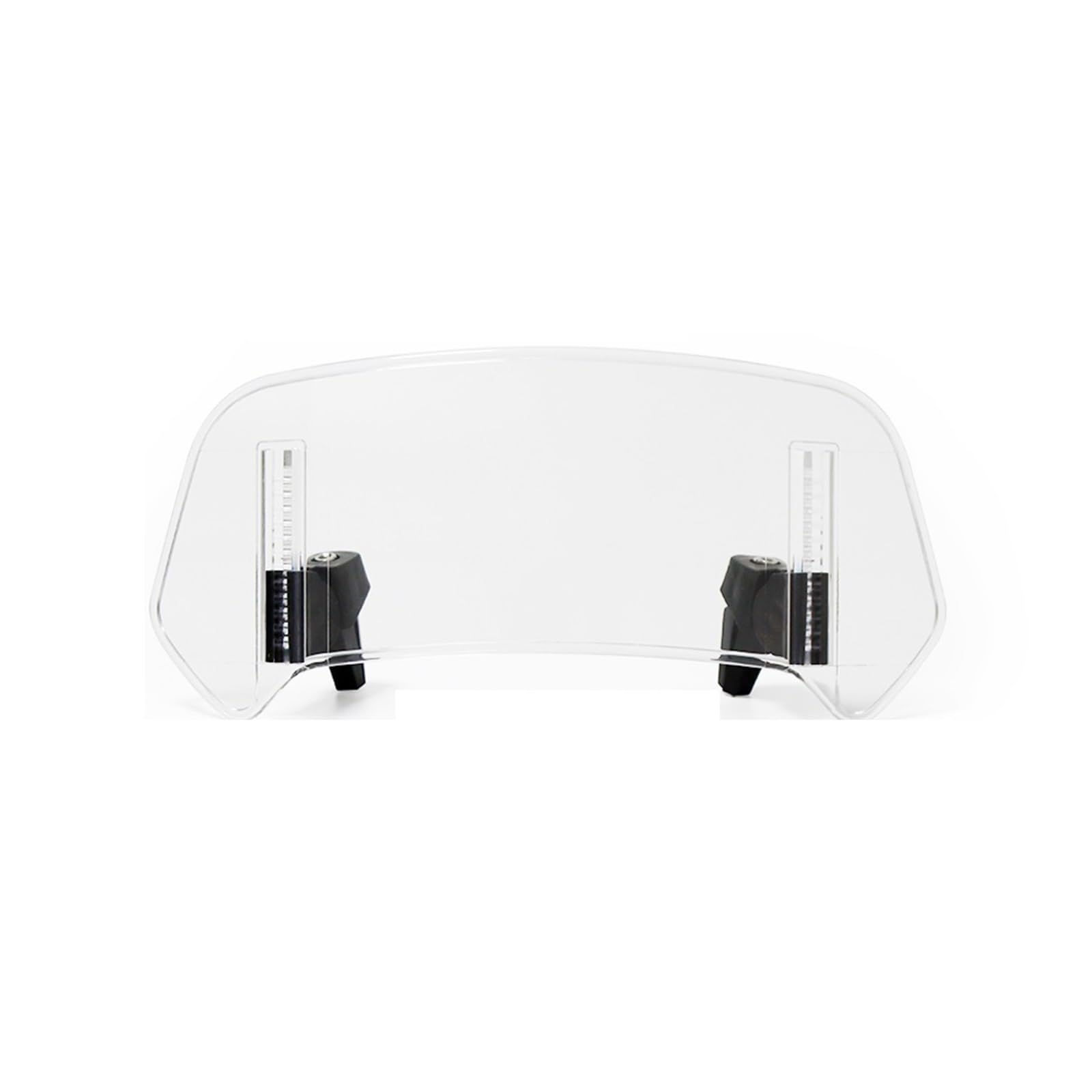 Für Kawasaki Universal Motorrad Windschutzscheibenverlängerung Verstellbarer Spoiler Clamp-On Windschutzscheibenabweiser Motorrad-Handschutz. Handschutz(A Large Transparent) von ETIGBG