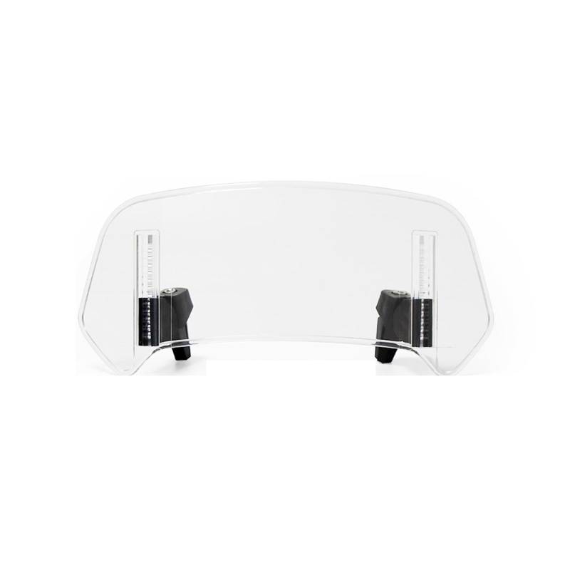 Für Kawasaki Universal Motorrad Windschutzscheibenverlängerung Verstellbarer Spoiler Clamp-On Windschutzscheibenabweiser Motorrad-Handschutz. Handschutz(A Large Transparent) von ETIGBG