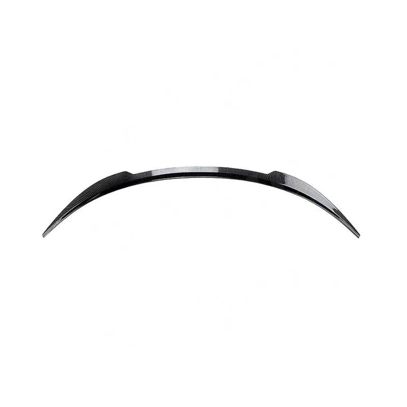 Heckspoiler Für Tesla Modell 3 Max ABS Schwarz Hinten Stamm Flügel Spoiler Auto Zubehör Heckspoiler Flügel Carbon Look Hinten Dach Spoiler(ABS Carbon Look) von ETIGBG