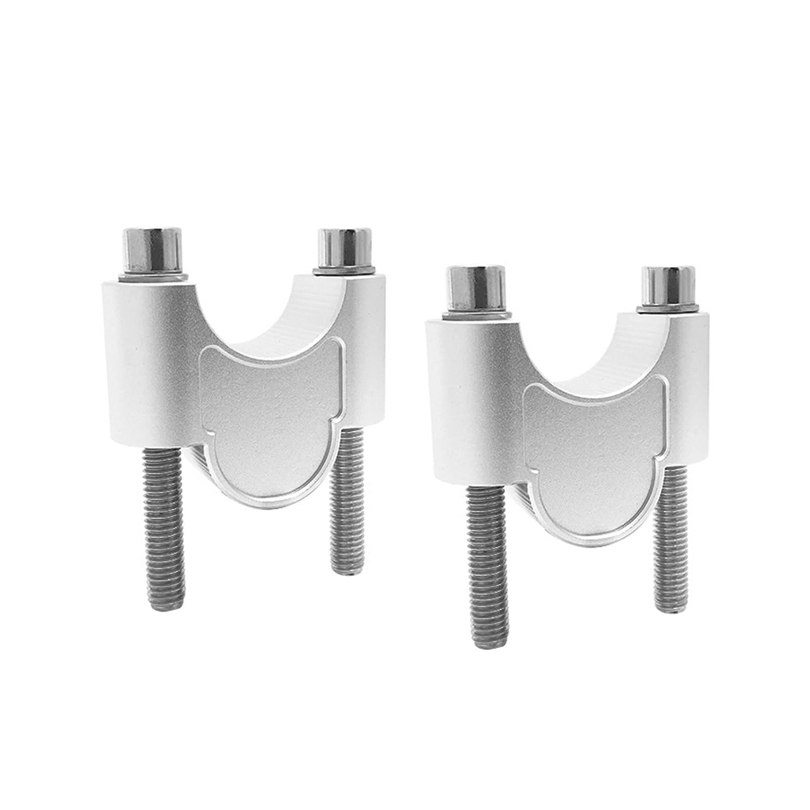 Lenkererhöhung Für Benelli Leoncino 500 TRK502 TRK502X TRK 502 X Motorrad Lenker Riser Montieren Griff Bar Clamp Rise Verlängern Adapter(Silver) von ETIGBG