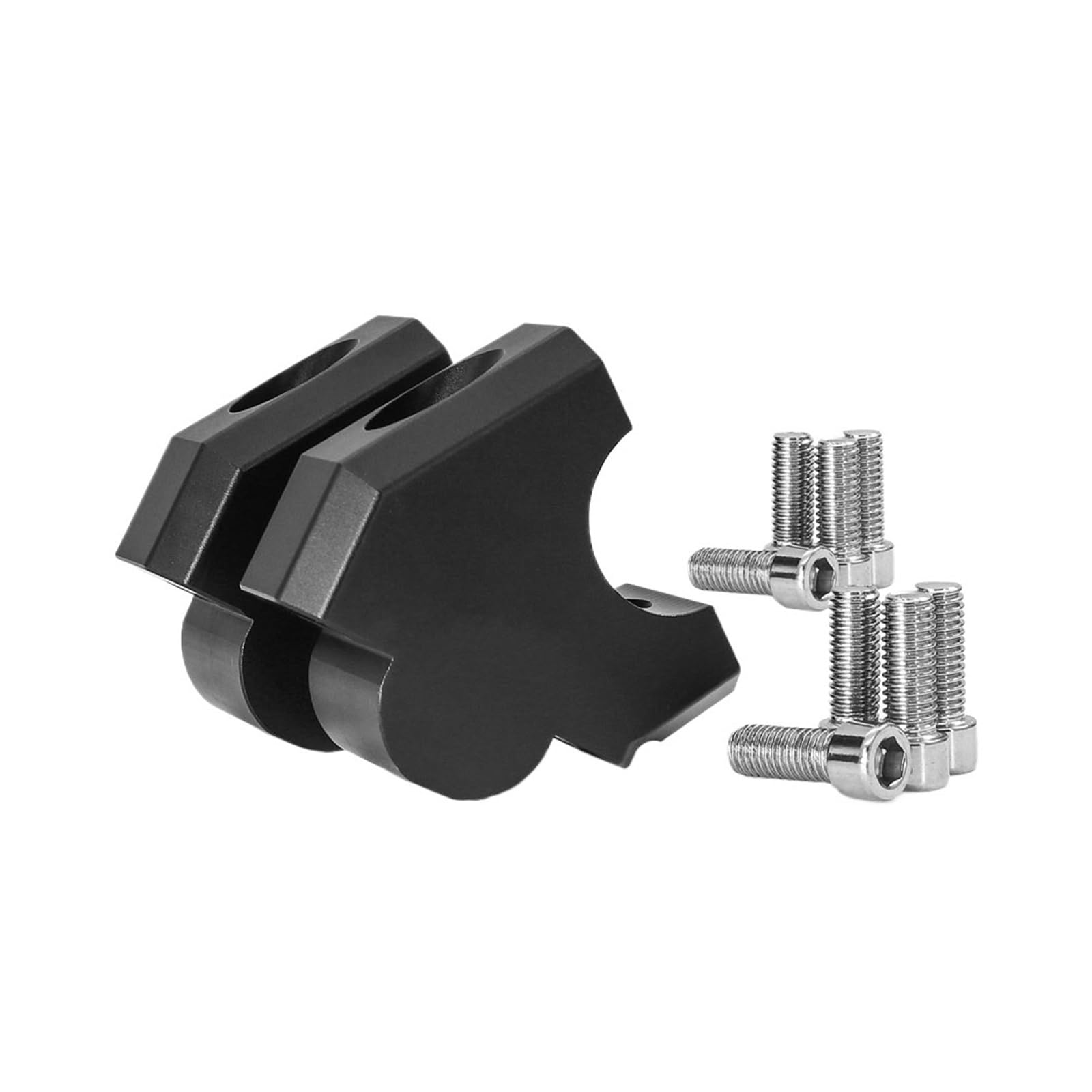 Lenkererhöhung Für CRF1100L Adventure Sports CRF 1100 L Motorrad Lenker Riser Klemme Verlängern Lenker Adapter Halterung(Black-No Logo) von ETIGBG