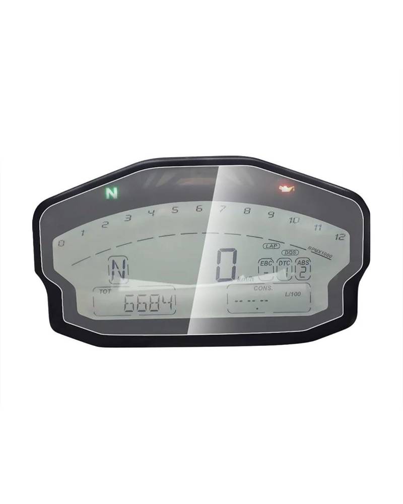 Motorrad Cluster Kratzschutzfolie Für Ducati Für Panigale 899 959 1199 1299 Motorrad Instrument Cluster Kratzschutz Film Dashboard Screen Protector(2pcs) von ETIGBG