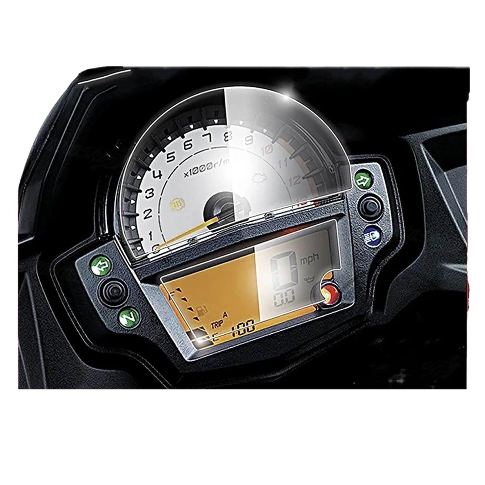 Motorrad Cluster Kratzschutzfolie Für Kawasaki Für Ve-rs-ys Für 650 Für Ve-rs-ys650 2015 2016 2017 2018 2016 2017 2018 + Motorrad Zubehör Cluster Scratch/Screen Film Schutz(1 pcs) von ETIGBG