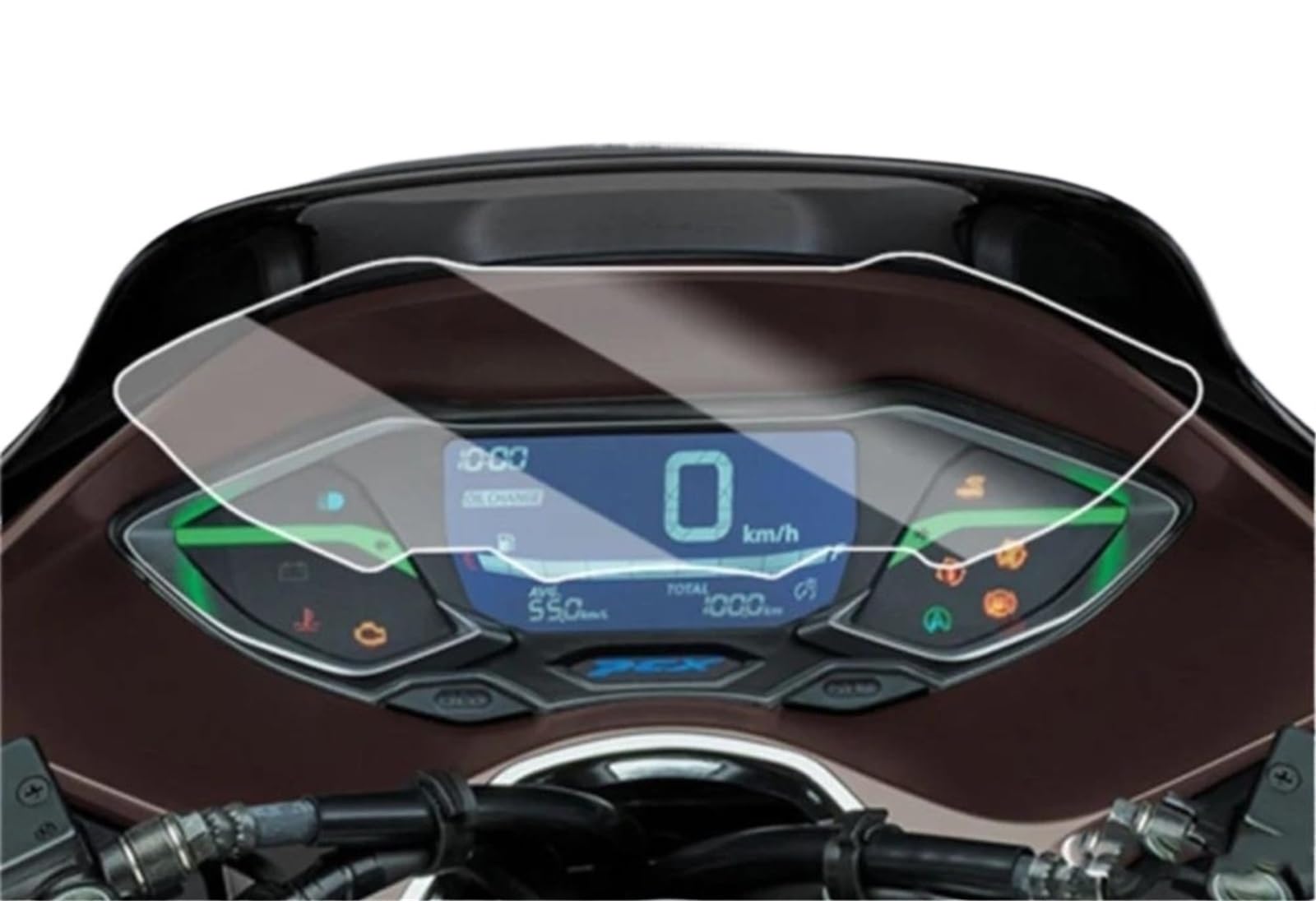 Motorrad Cluster Kratzschutzfolie Für PCX160 PCX125 2021 2022 PCX 160 125 Motorrad Instrument Cluster Kratzschutz Film Dashboard Screen Protector(5 PCS) von ETIGBG