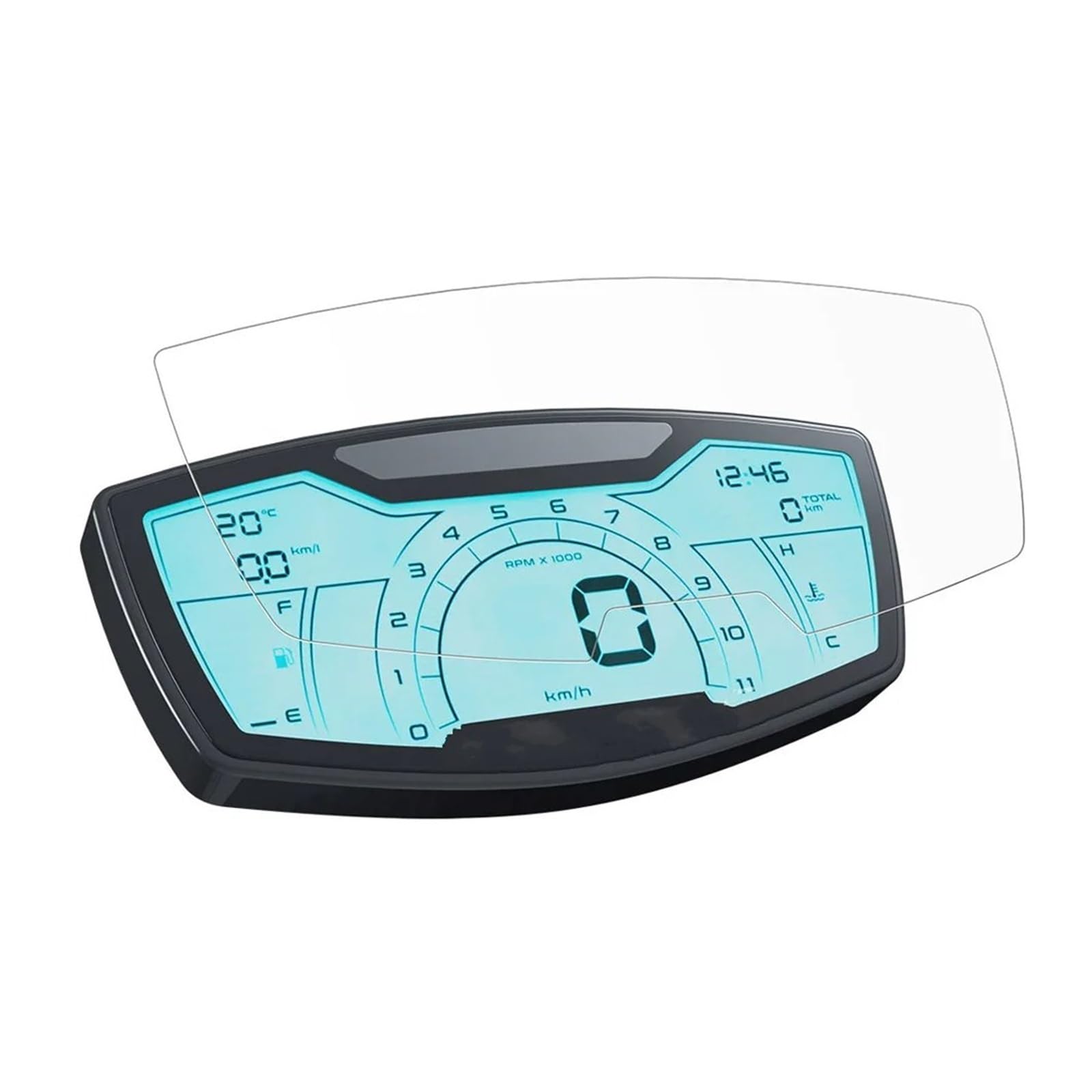 Motorrad Cluster Kratzschutzfolie Für Piaggio Für Medley 125 Medley125 2020-2023 Motorrad Dashboard Screen Protector HD Schutz Film Zubehör(1 X PCS) von ETIGBG