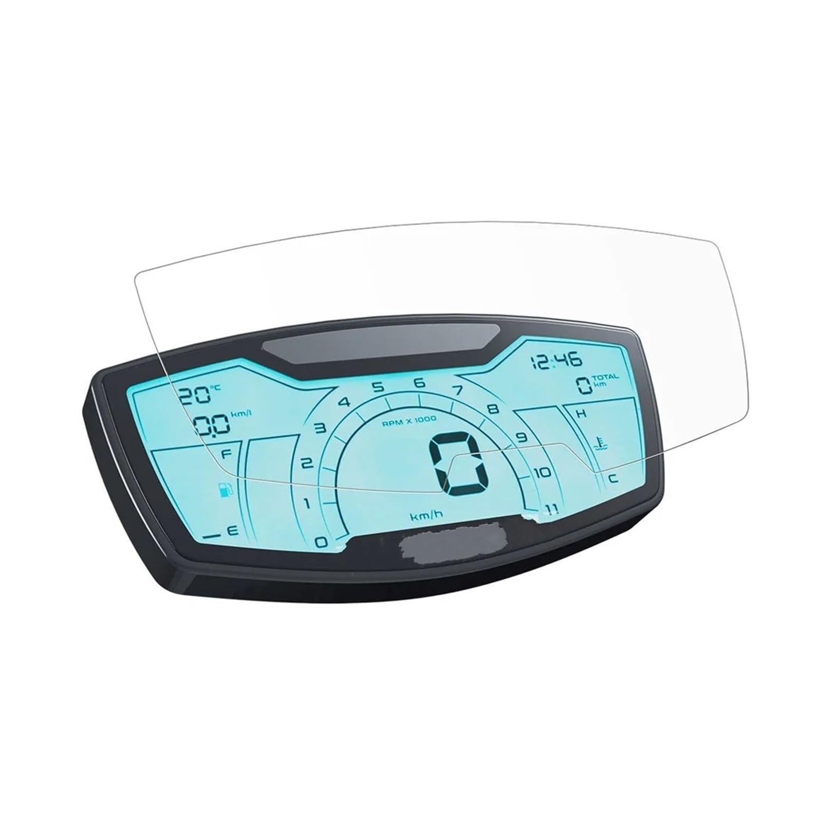 Motorrad Cluster Kratzschutzfolie Für Piaggio Für Medley 125 Medley125 2020-2023 Motorrad Dashboard Screen Protector HD Schutz Film Zubehör(2 X PCS) von ETIGBG