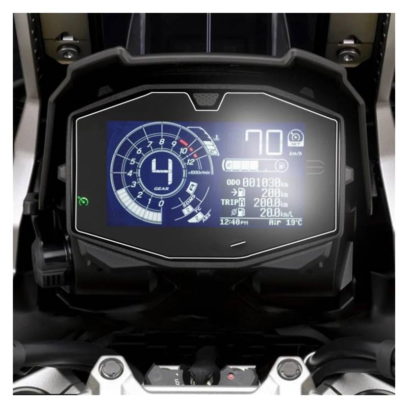 Motorrad Cluster Kratzschutzfolie Für Suzuki Für DL 1050 XT V-Strom 2020 2021 2022 Motorrad 9H Tacho Displayschutzfolie Instrument Screen Protector von ETIGBG