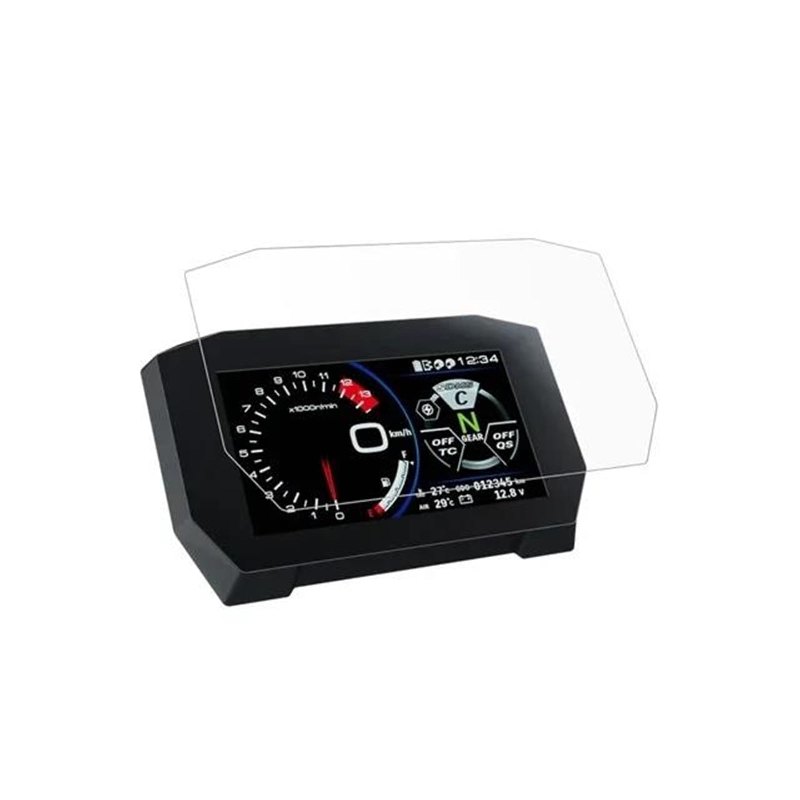 Motorrad Cluster Kratzschutzfolie Für Suzuki GSX-S1000 GX GSXS1000GX Teile Motorrad Instrument Film 2024 GSX-S1000GX Zubehör Dashboard Screen Protector(1 Set) von ETIGBG