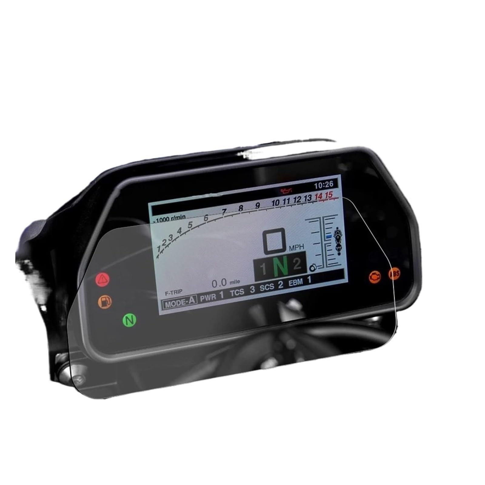 Motorrad Cluster Kratzschutzfolie Für ya&maha Für YZF R1 R1M 2023 2022 2021 Motorrad Dashboard Meter Displayschutzfolie(Four) von ETIGBG