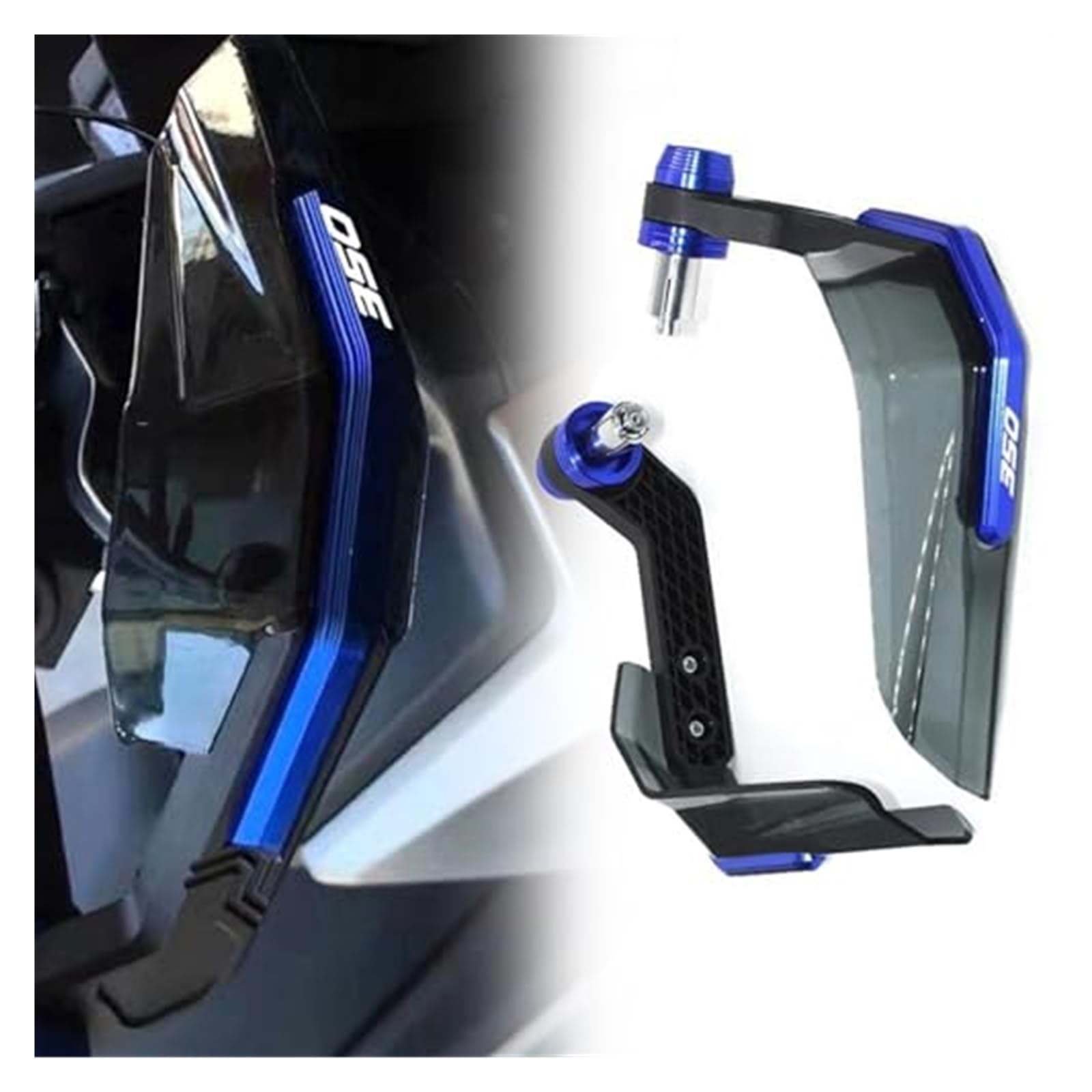 Motorrad Handschutz Schild Für Forza 300 Forza350 NSS350 Hand Schutzfolie Windschutzscheibe Hand Guards Schutz Motorrad-Handschutz. Handschutz(Blue) von ETIGBG