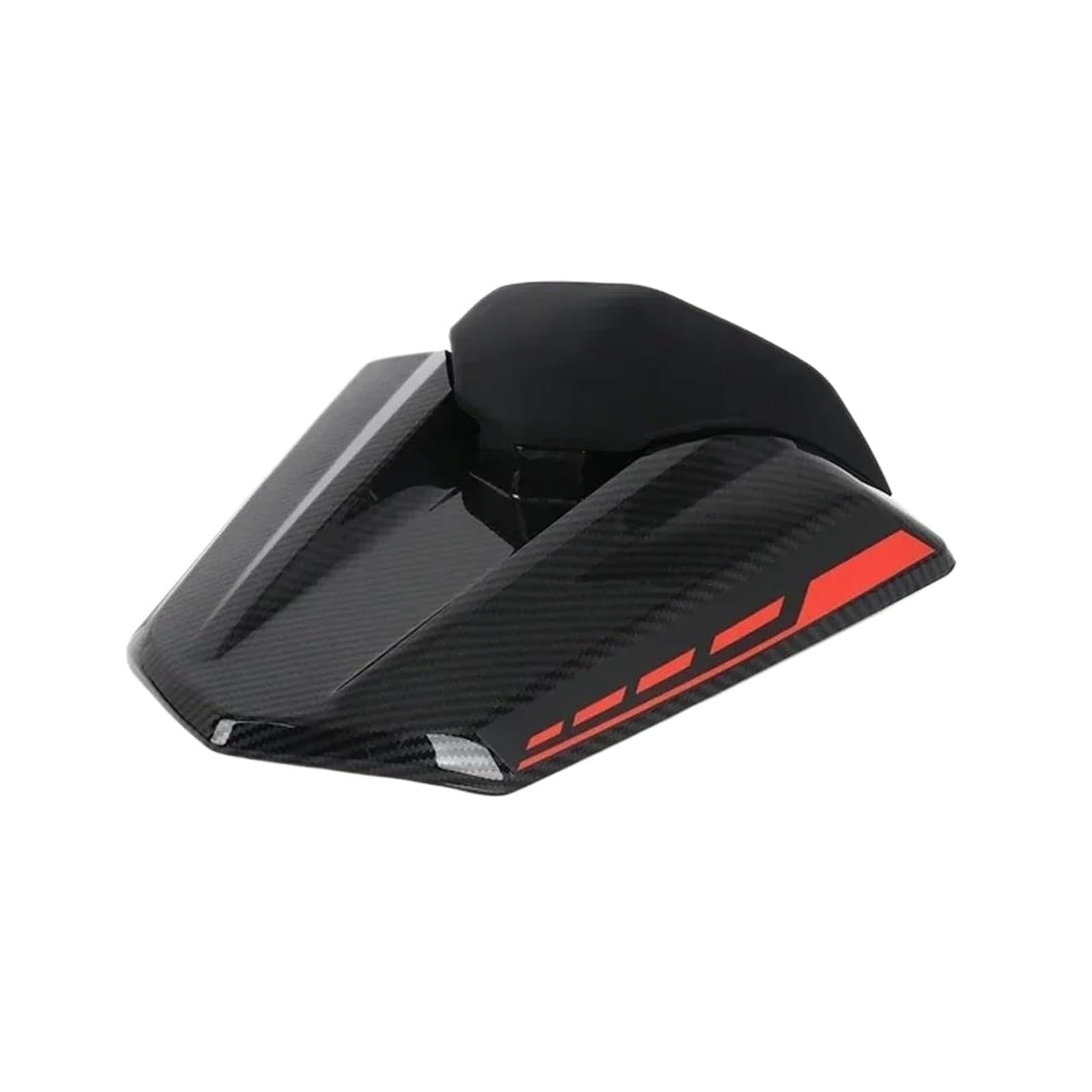 Motorrad Hinten Sozius-Sitz Für CB 750 Hornet 2023 2024 Motorrad Hinten Passagier Gugel Sitz Zurück Abdeckung Verkleidung Zubehör Motorrad Verkleidung Gugel(Carbon Red) von ETIGBG