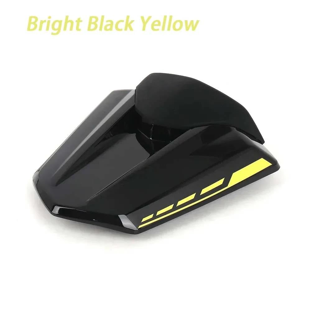 Motorrad Hinten Sozius-Sitz Für CB 750 Hornet 2023 2024 Motorrad Zubehör Hinten Sozius Sitz Gugel Abdeckung Verkleidung(Bright Black Yellow) von ETIGBG