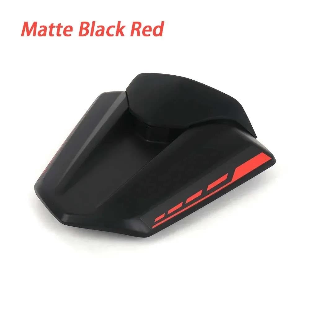 Motorrad Hinten Sozius-Sitz Für CB 750 Hornet 2023 2024 Motorrad Zubehör Hinten Sozius Sitz Gugel Abdeckung Verkleidung(Matte Black Red) von ETIGBG