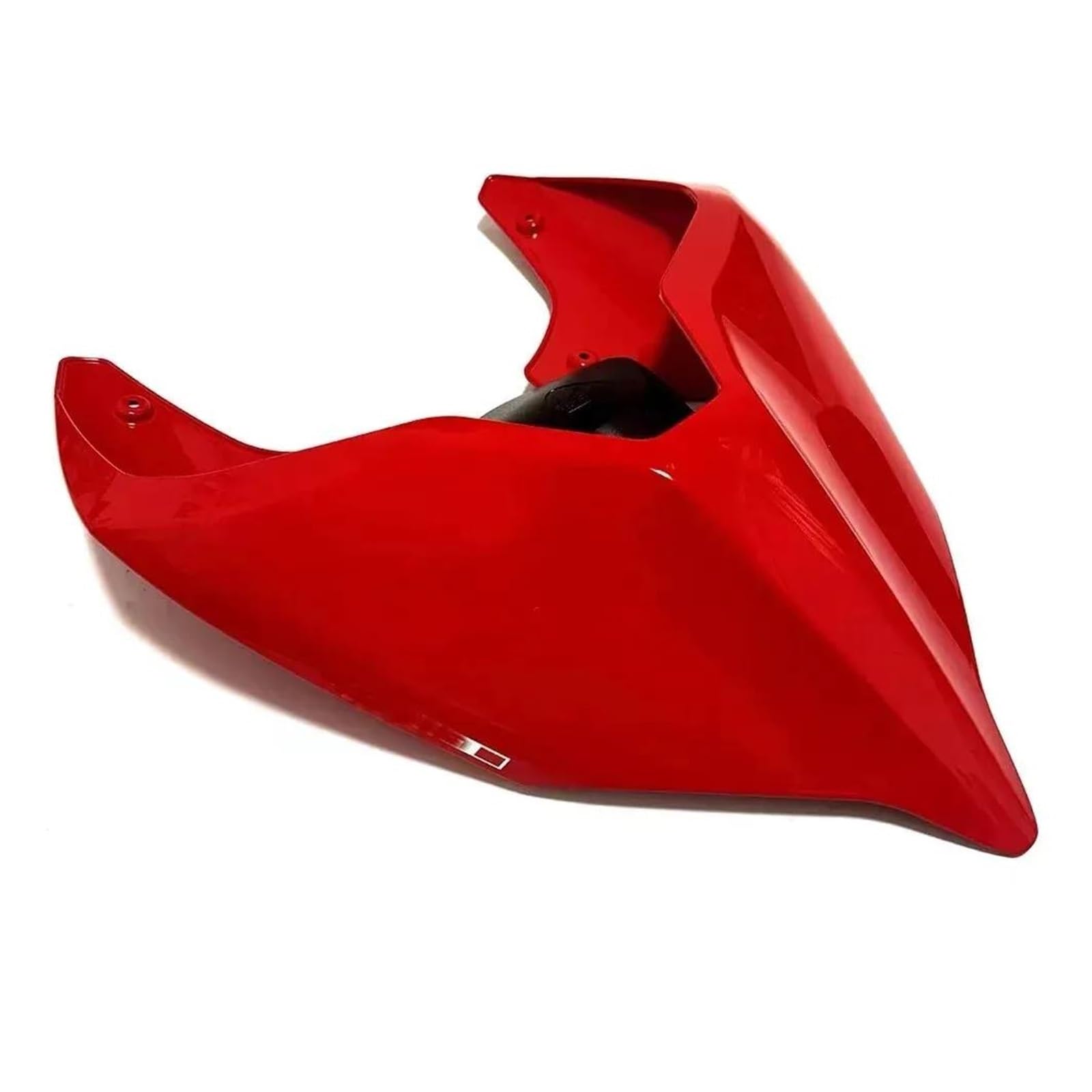 Motorrad Hinten Sozius-Sitz Für Ducati Panigale/Streetfighter V2 V4 V4S V4R V4 SP2 Motorrad Zubehör Hinten Sitz Schwarz Buckel Abdeckung Rot Schwanz Verkleidung Kit(RED) von ETIGBG